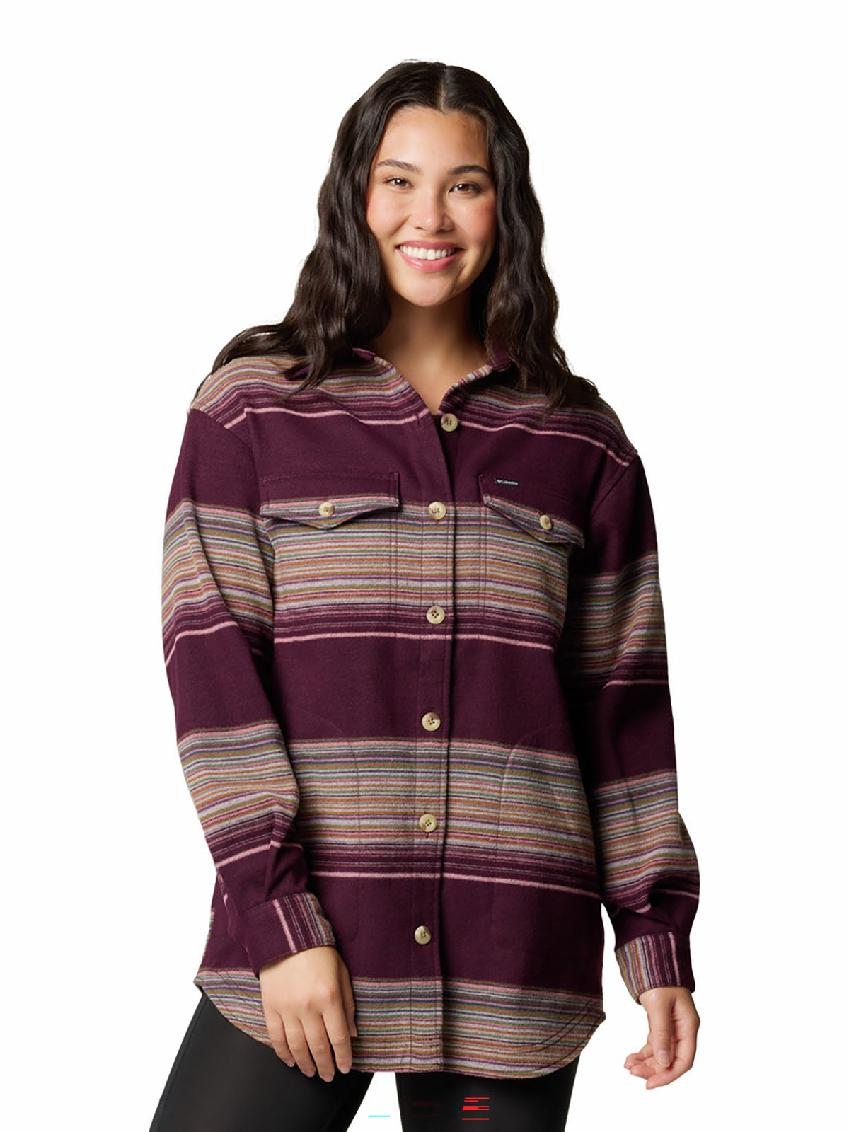 Blusa Mujer Manga Larga Calico Basin™ Guinda