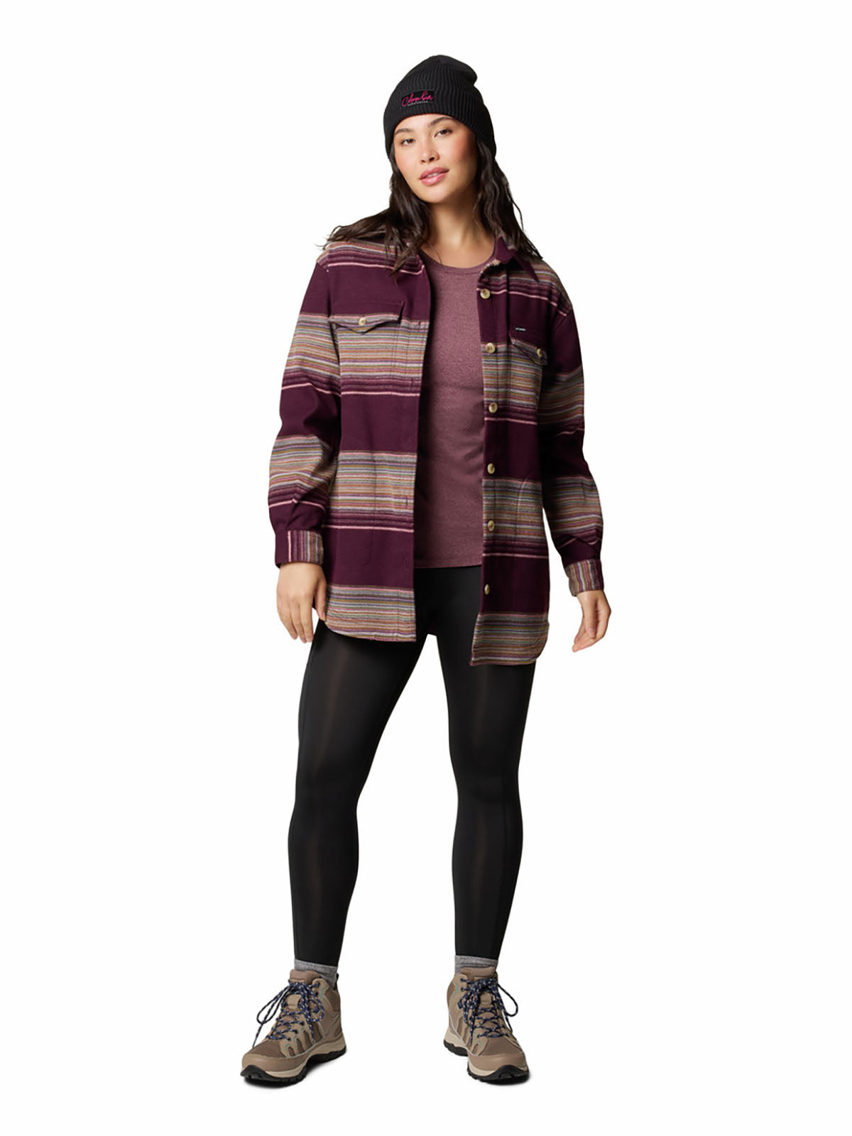 Blusa Mujer Manga Larga Calico Basin™ Guinda
