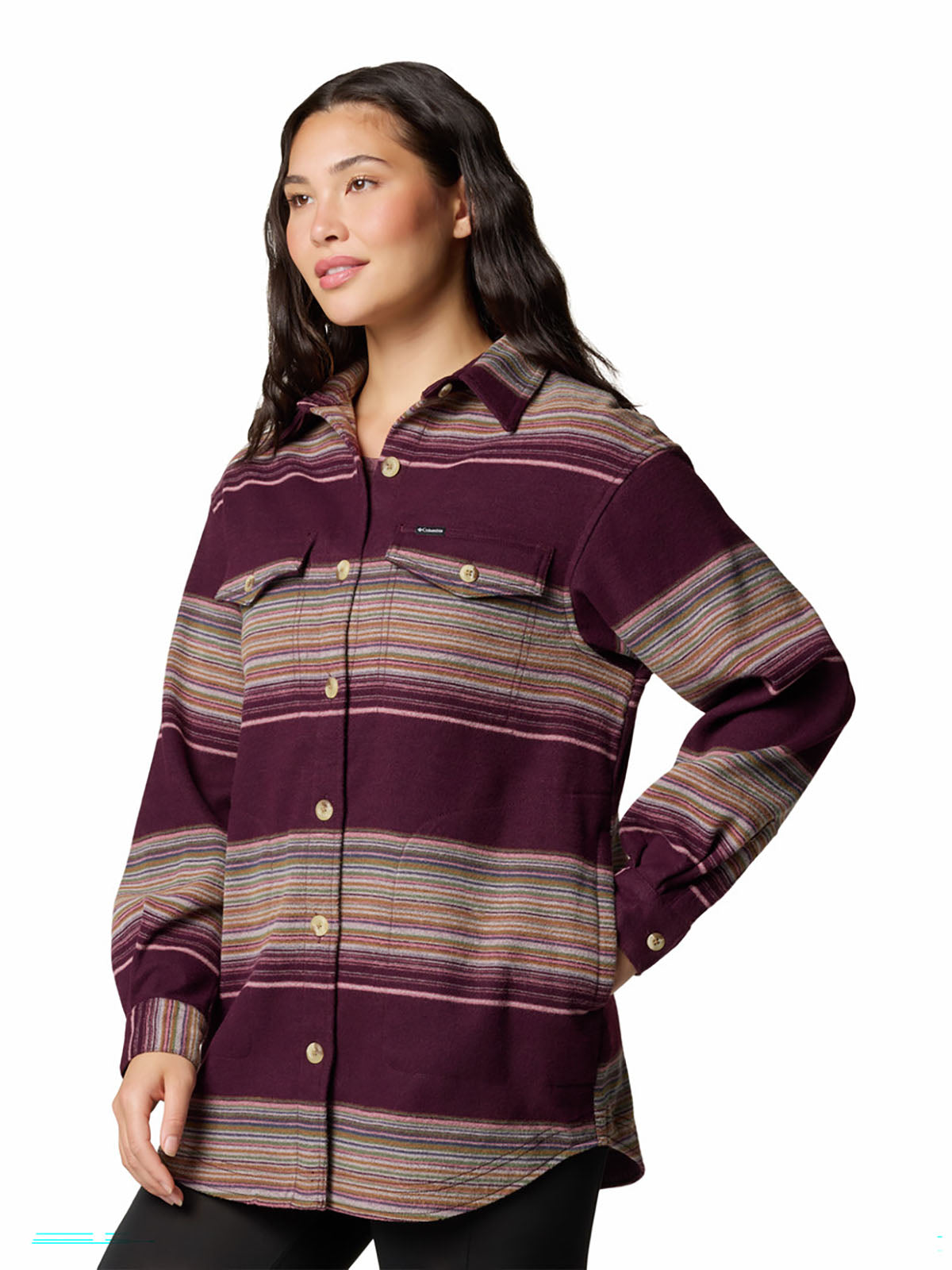 Blusa Mujer Manga Larga Calico Basin™ Guinda