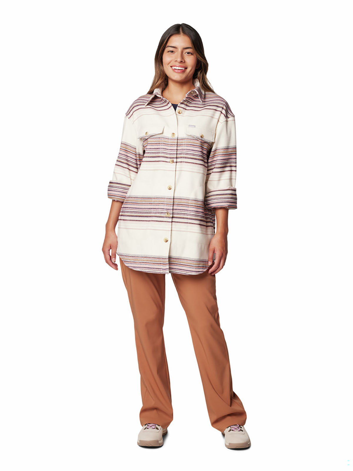 Blusa Mujer Manga Larga Calico Basin™ Beige