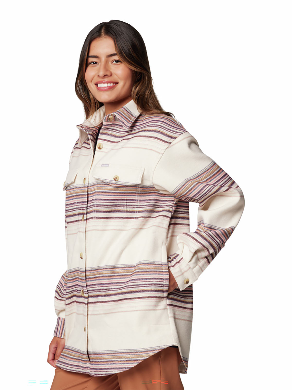 Blusa Mujer Manga Larga Calico Basin™ Beige
