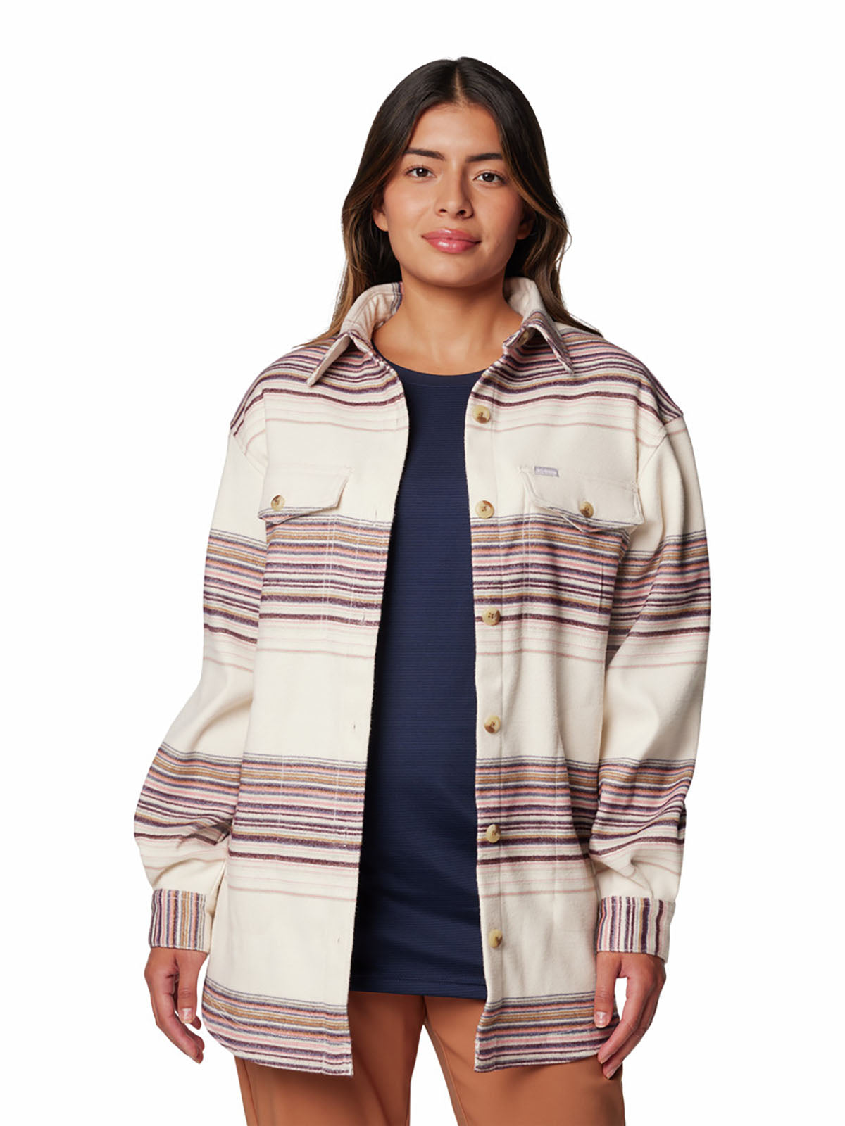 Blusa Mujer Manga Larga Calico Basin™ Beige