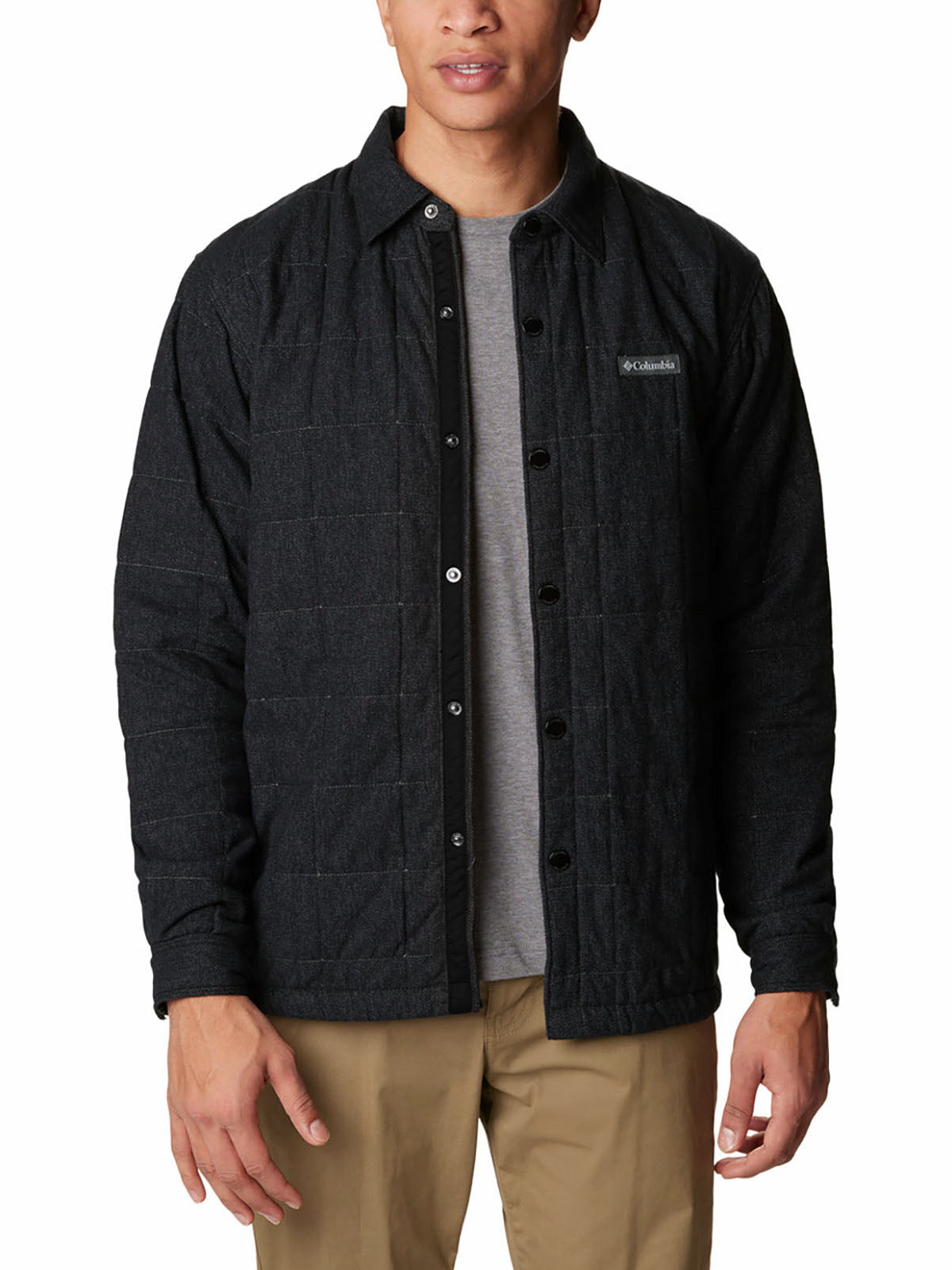 Camisa Manga Larga Hombre Landroamer™ Quilted Black