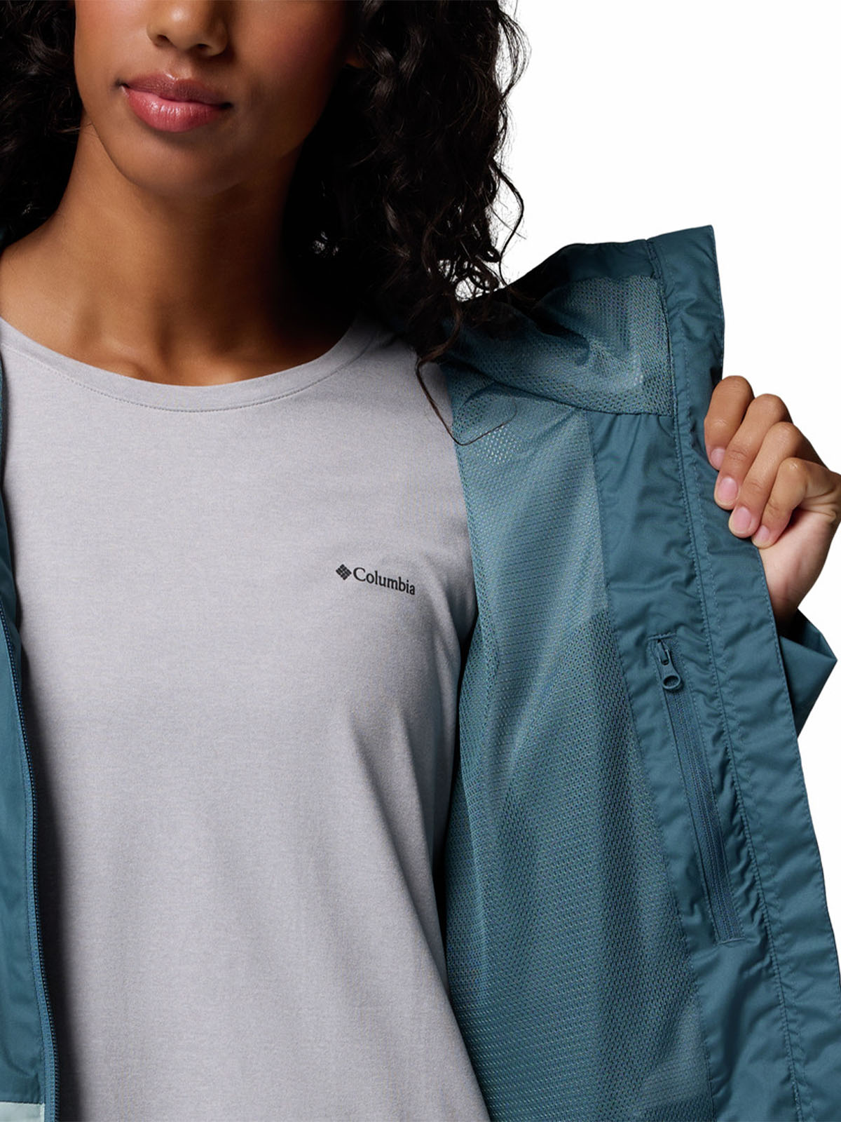 Casaca Mujer Impermeable Inner Limits™ III Celeste