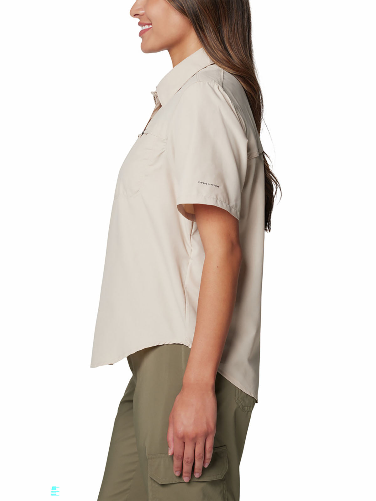 Blusa Manga Corta Mujer Silver Ridge™ III Beige