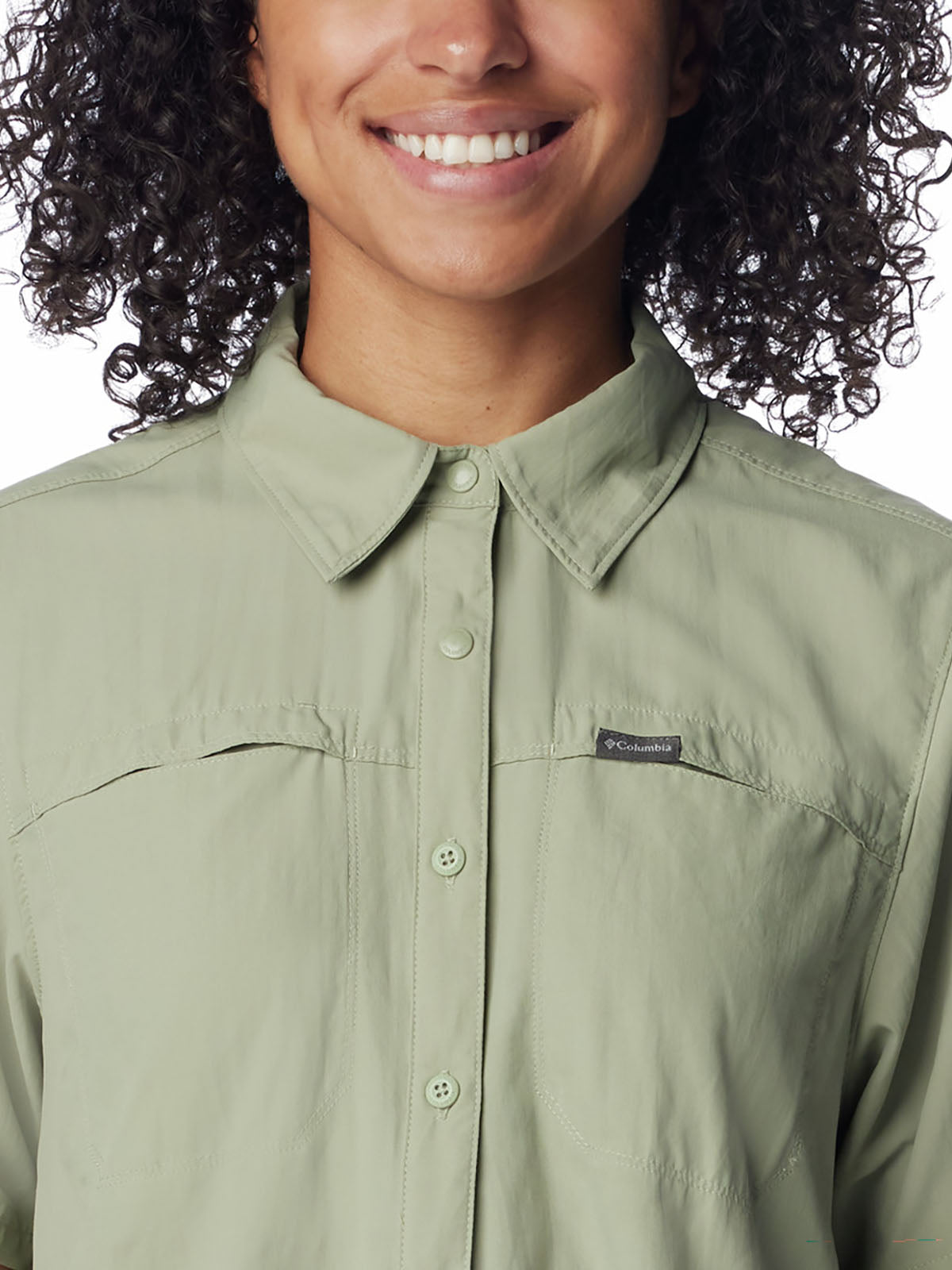 Blusa Manga Corta Mujer Silver Ridge™ III Beige