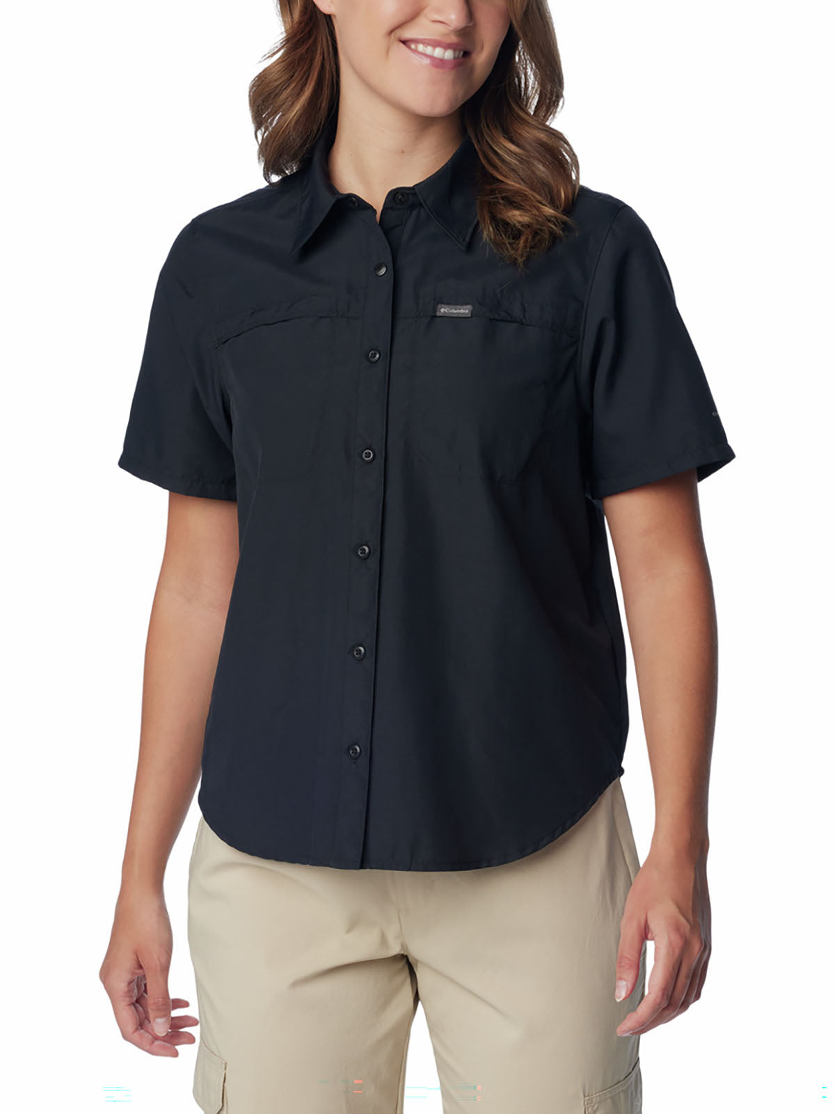 Blusa Manga Corta Mujer Silver Ridge™ III Negra