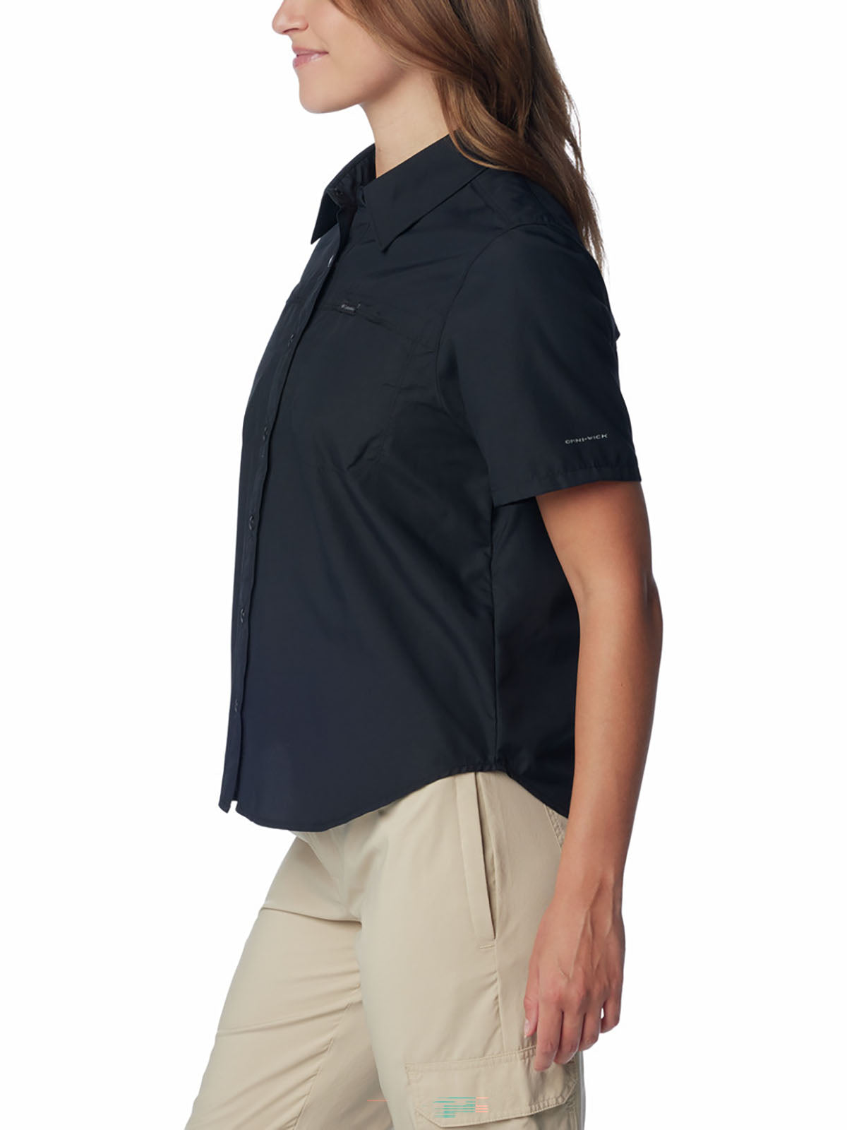 Blusa Manga Corta Mujer Silver Ridge™ III Negra