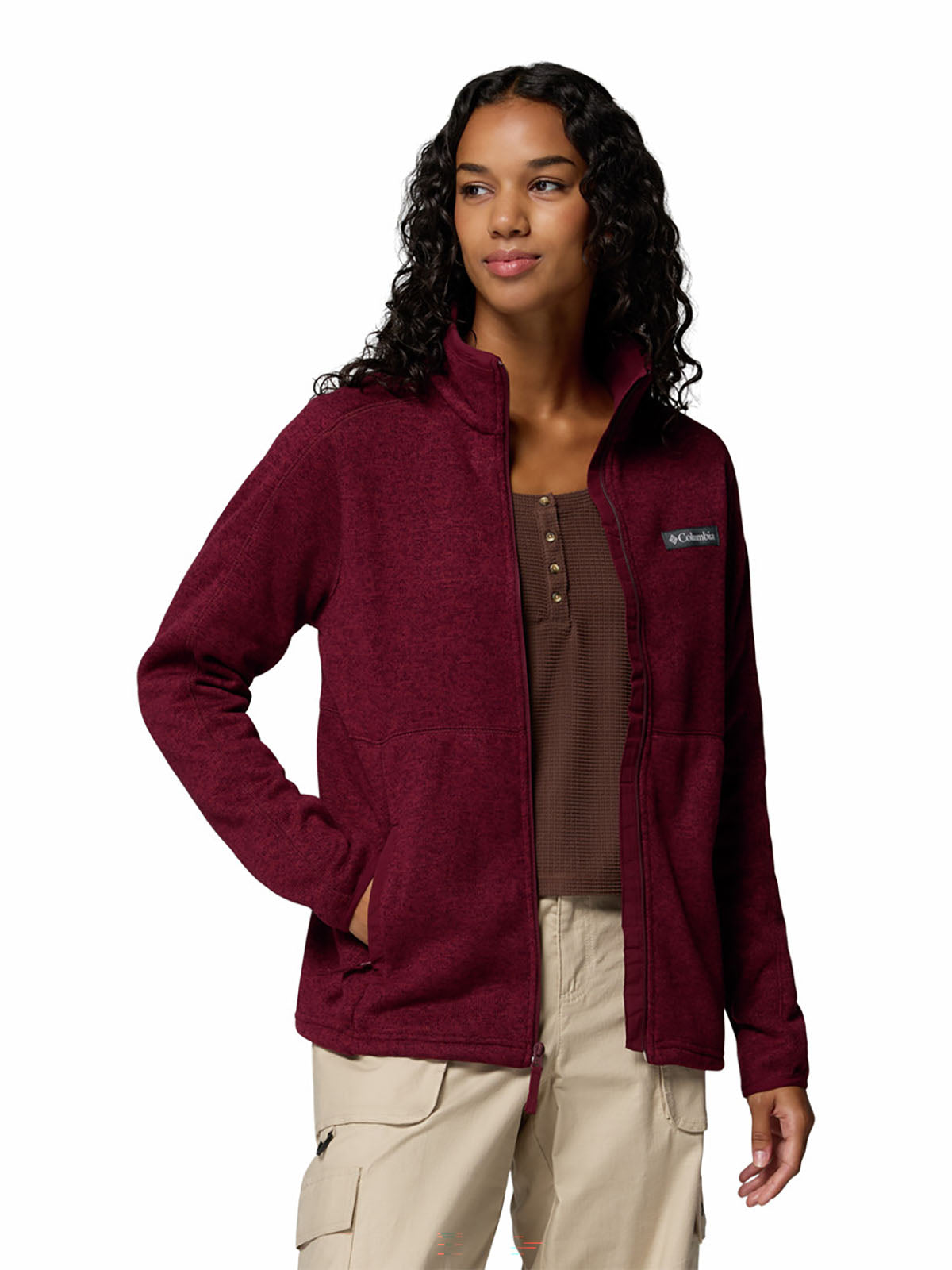 Casaca Mujer Sweater Weather™ II Guinda