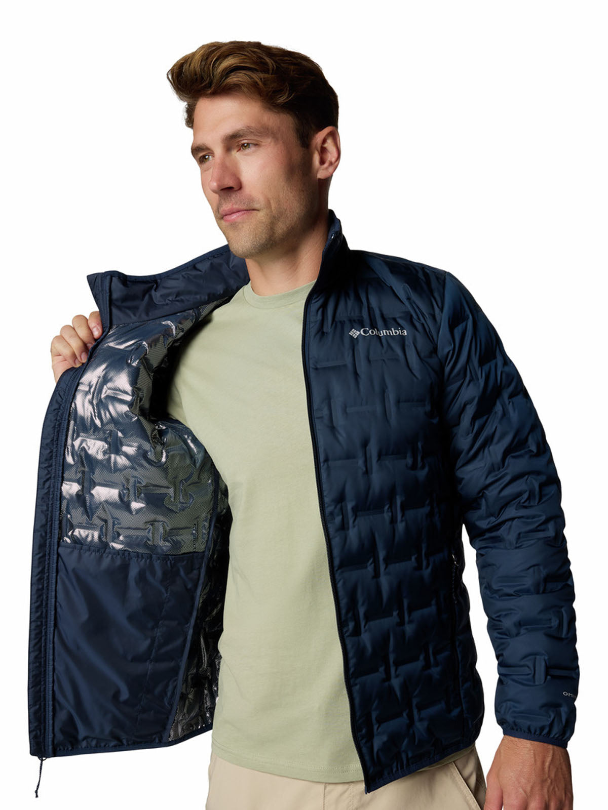 Casaca de Plumas Delta Hombre Ridge™ II Azul