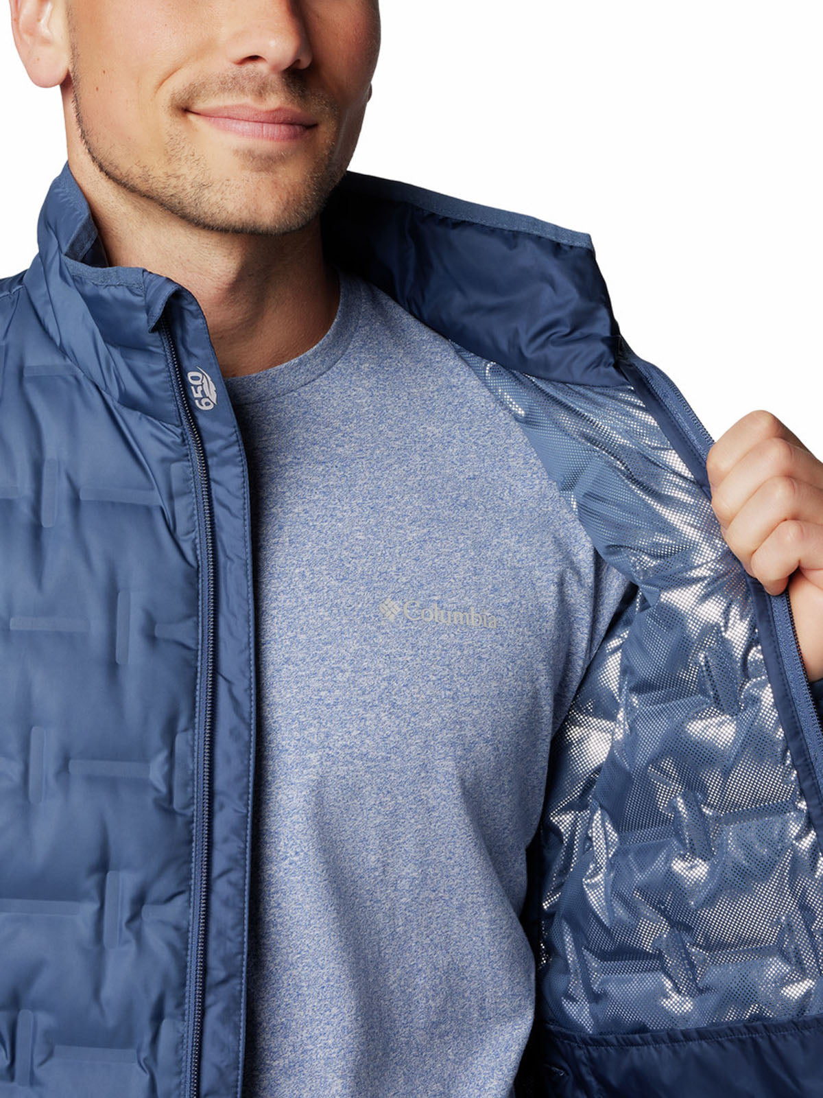 Casaca de Plumas Delta Hombre Ridge™ II Azul