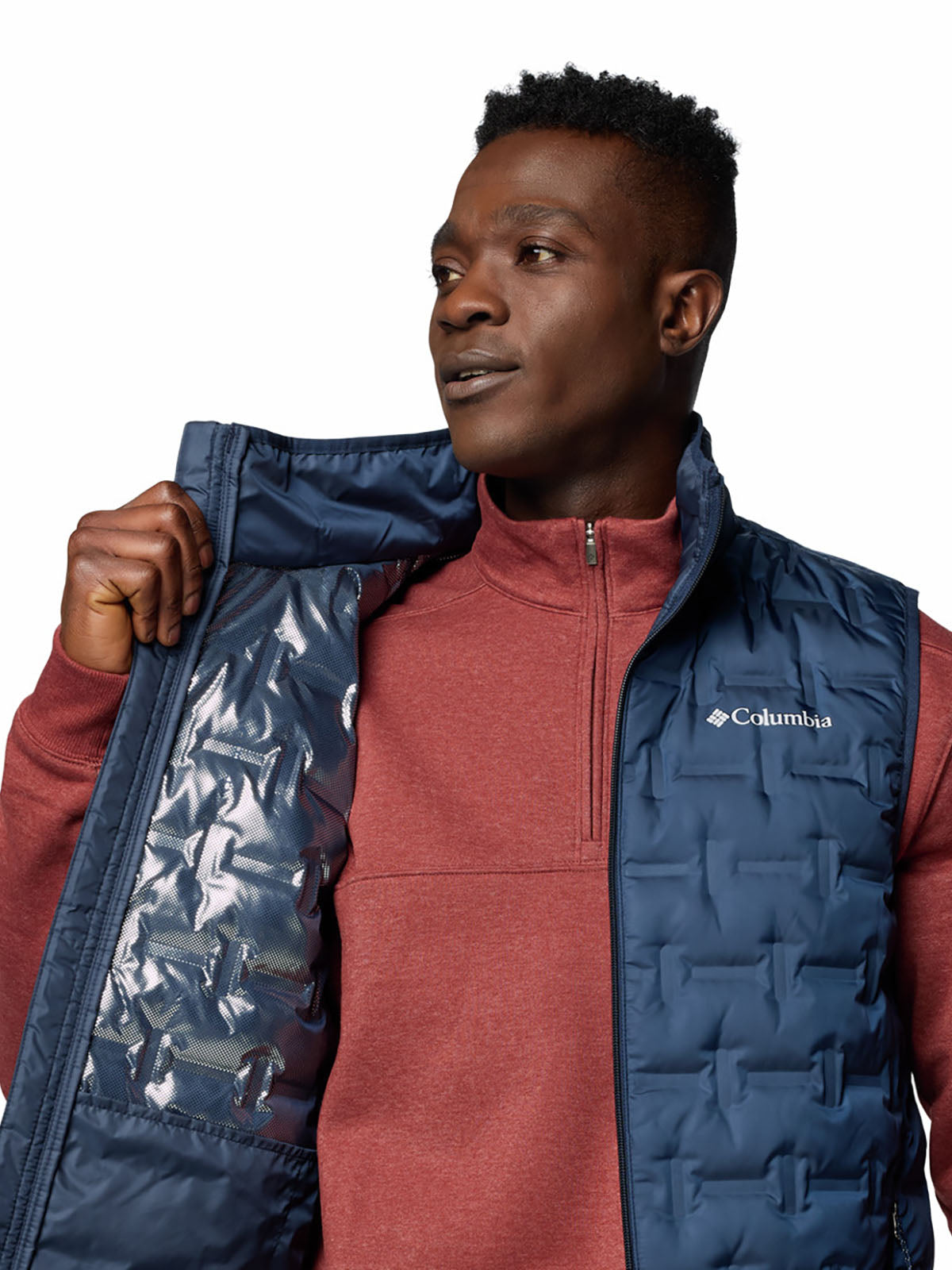 Chaleco de Plumas delta Hombre Ridge™ II Azul