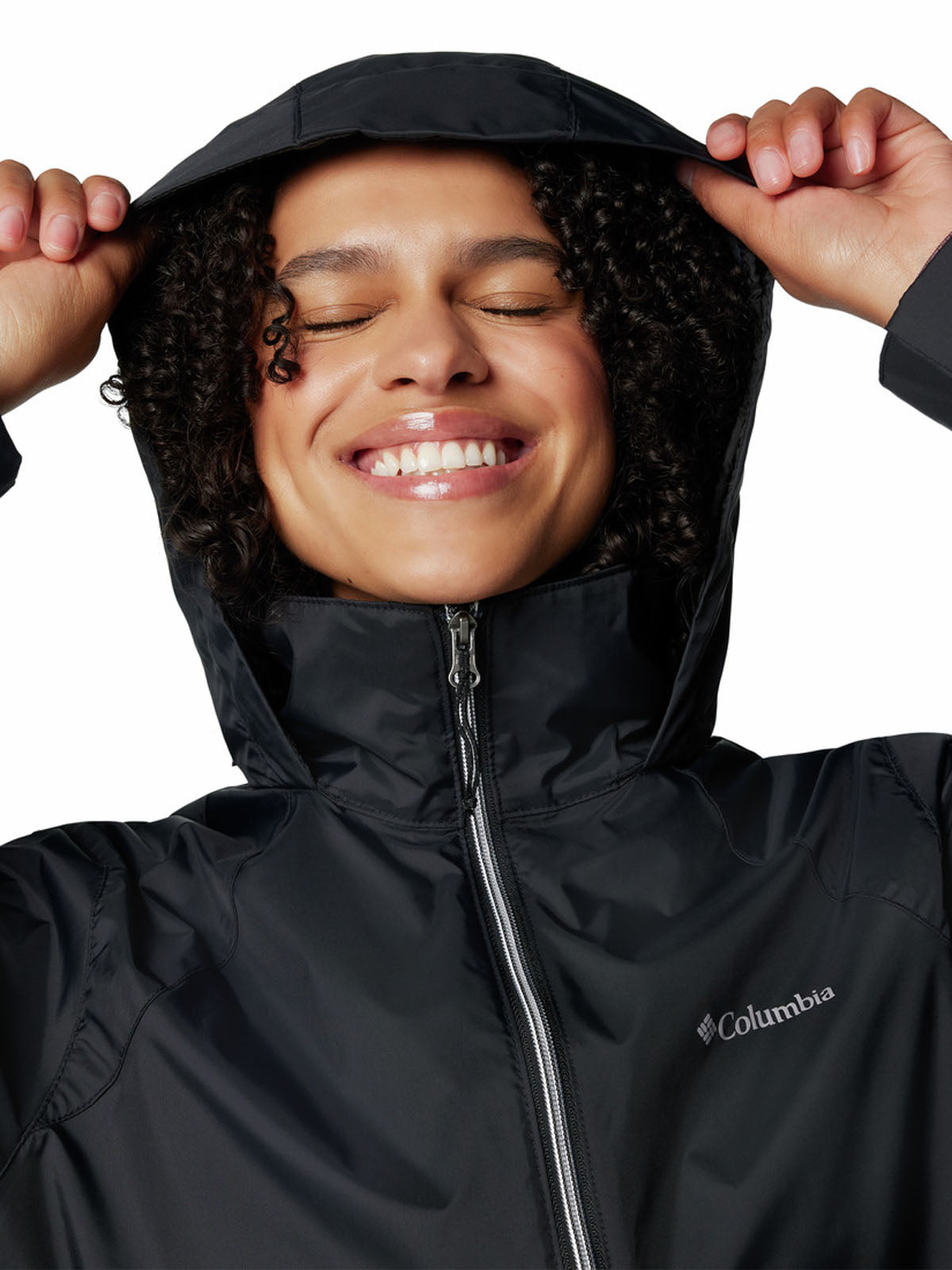 Casaca Cortaviento Mujer Switchback™ IV Negra