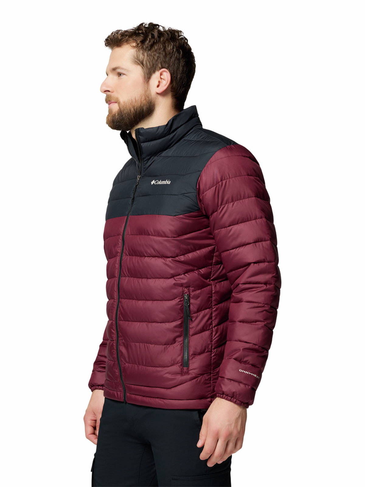 Casaca Sintetica Hombre Powder Lite™ II Guinda