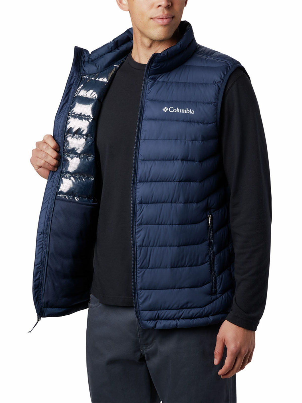 Chaleco Hombre Sintético Powder Lite™ ll Azul