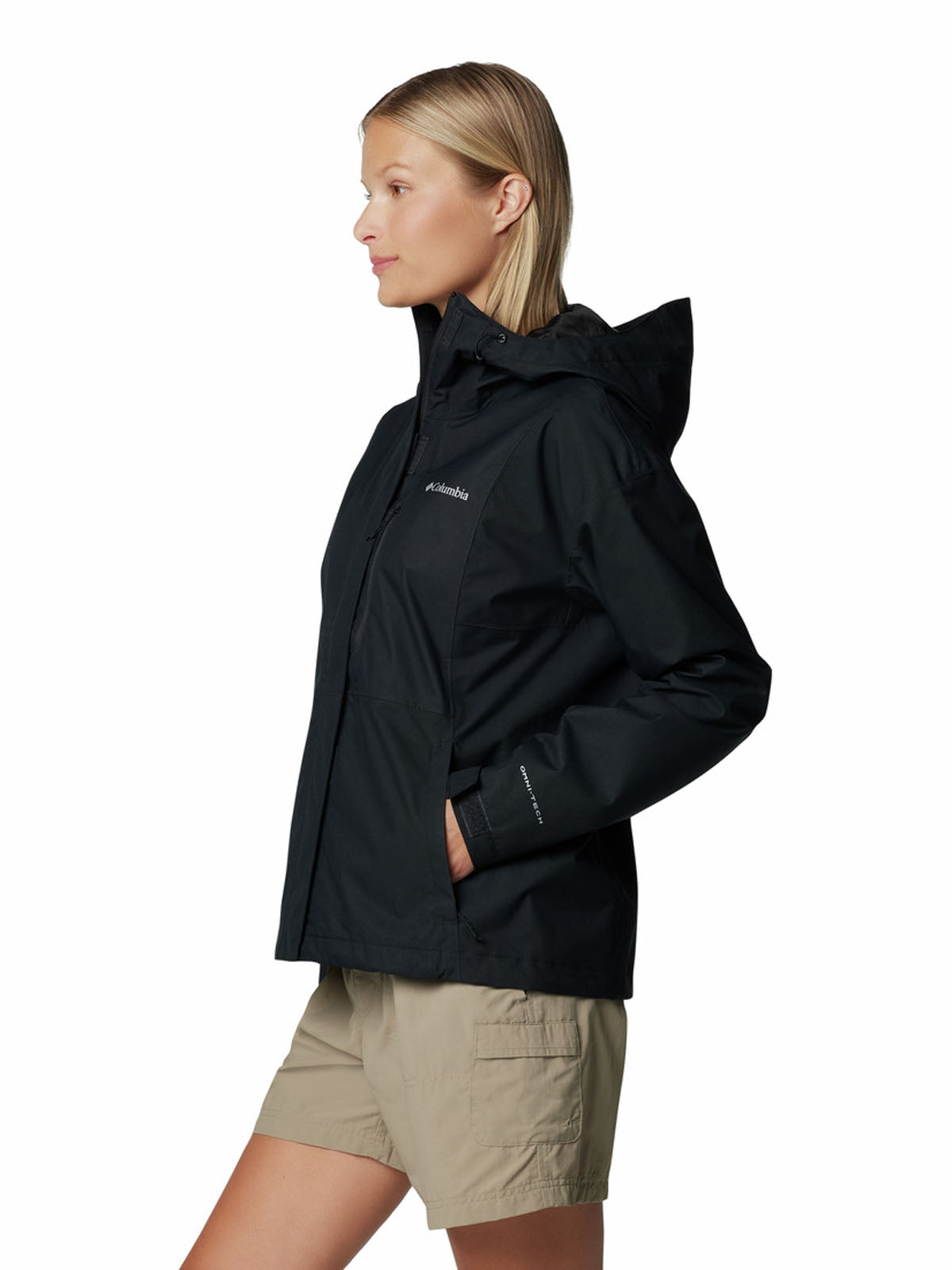 Casaca Mujer Impermeable Hikebound™ II Negra