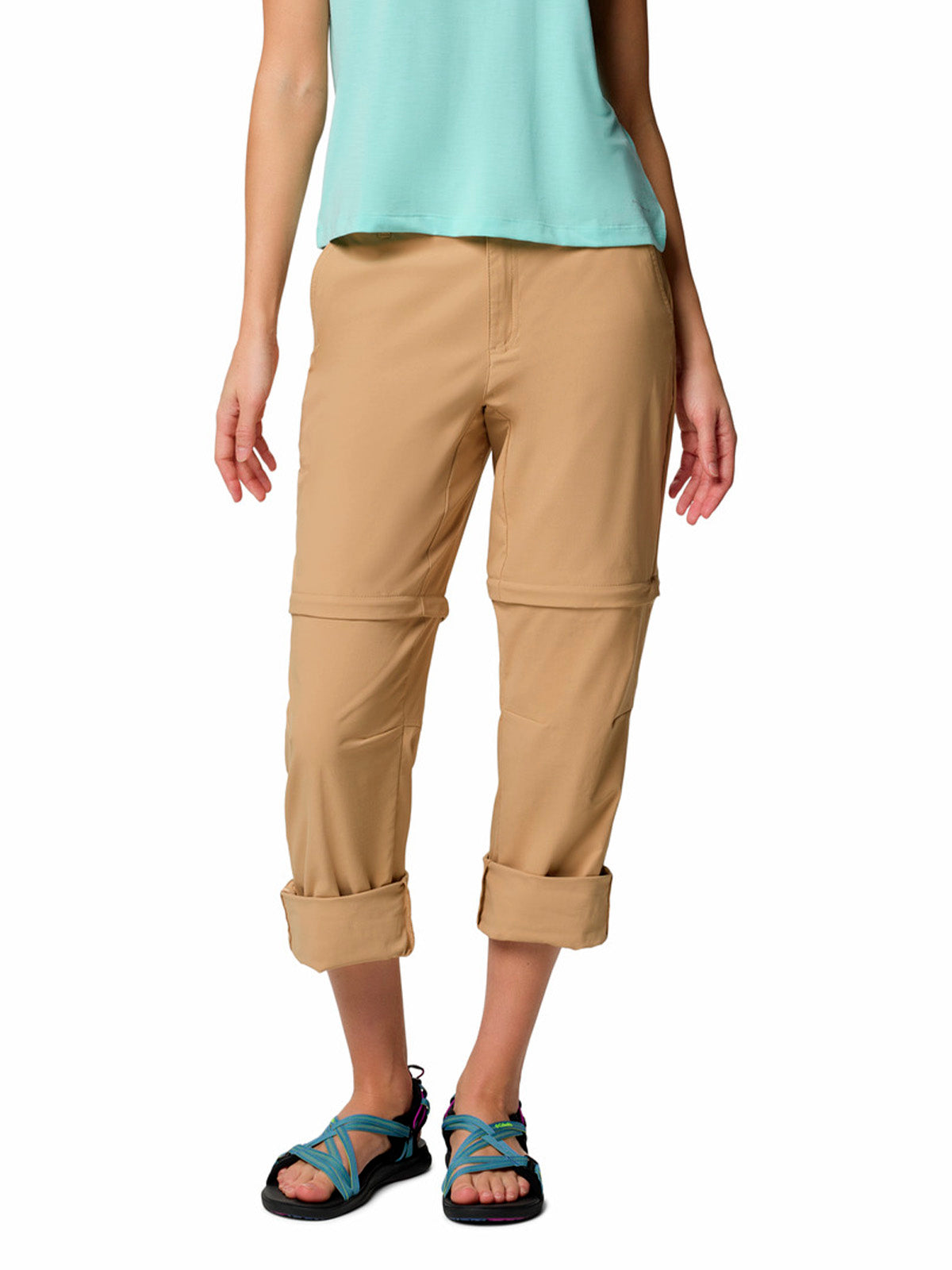 Pantalón Mujer Convertible Leslie Falls™ Beige