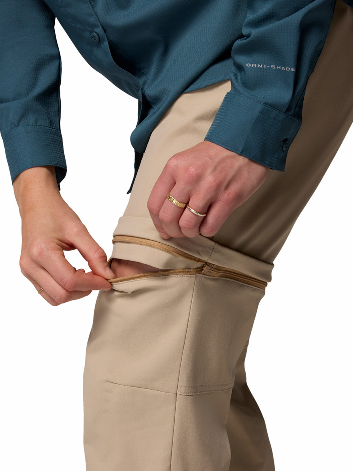 Pantalon Convertible Mujer Leslie Falls™ Beige