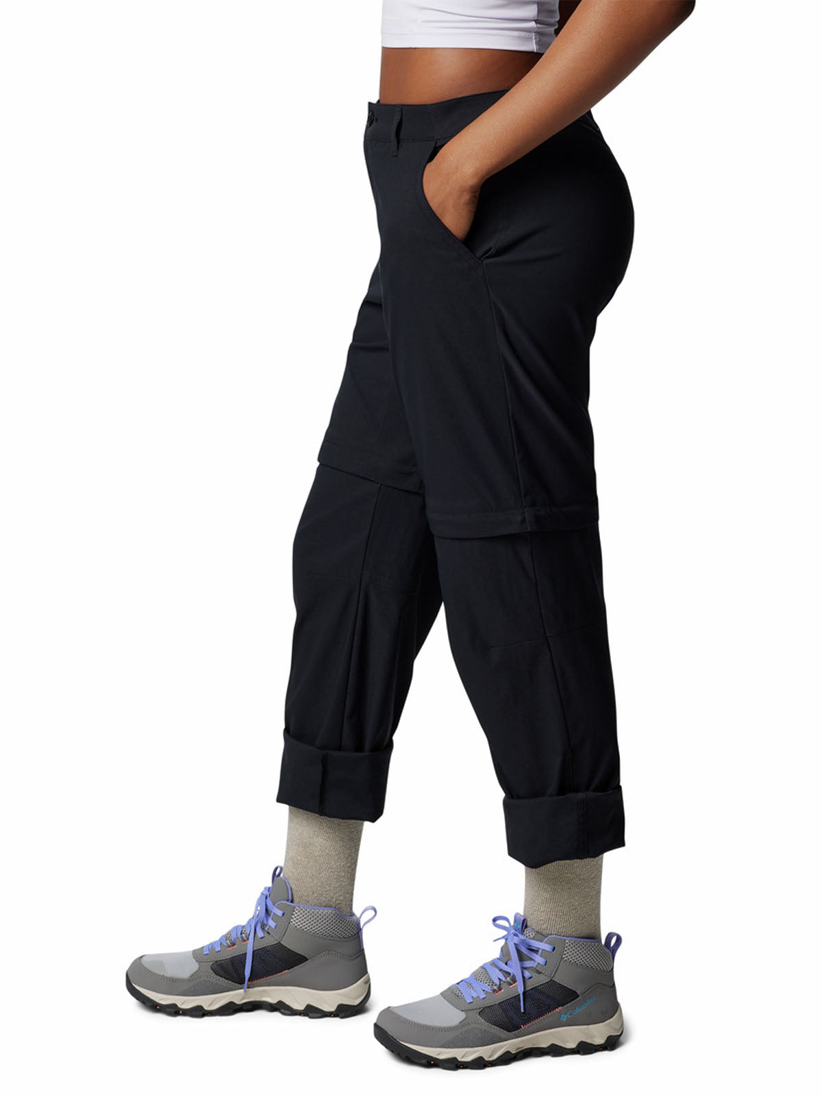 Pantalón Convertible Mujer Leslie Falls™ Negro