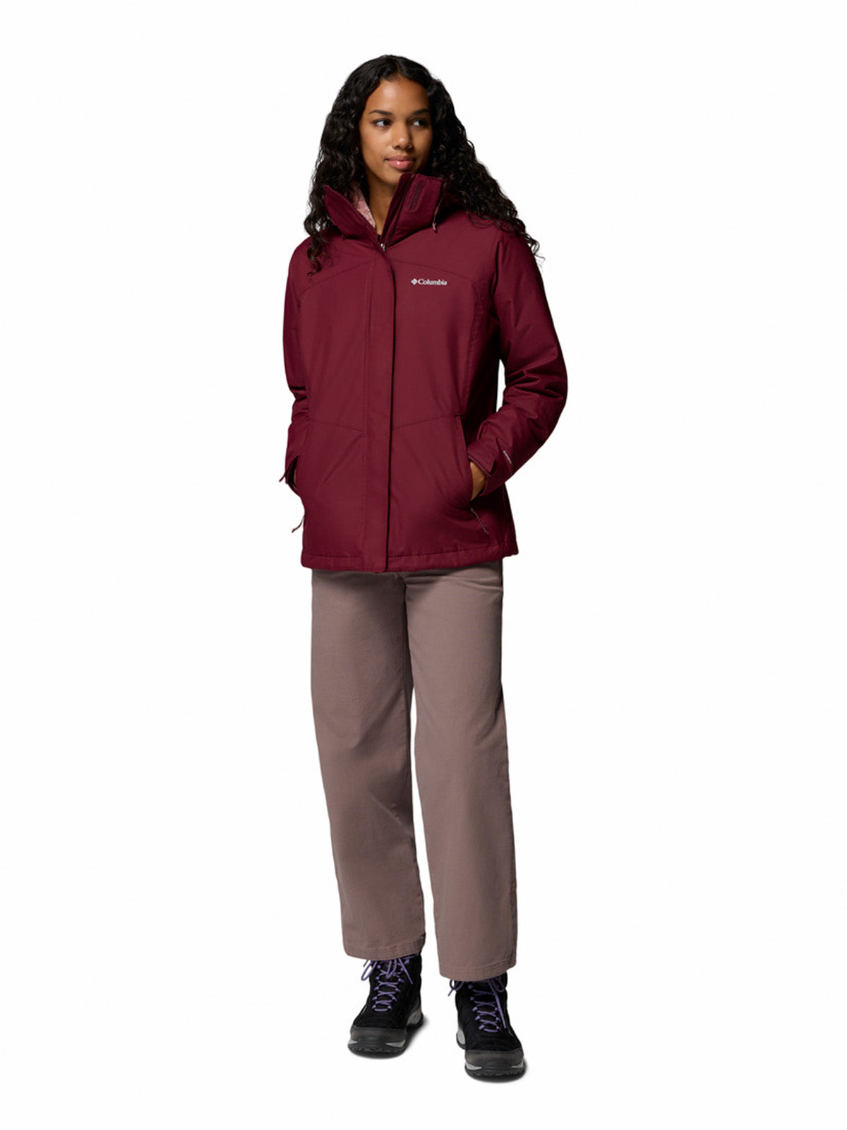 Casaca 3 En 1 Mujer Bugaboo™ III Guinda
