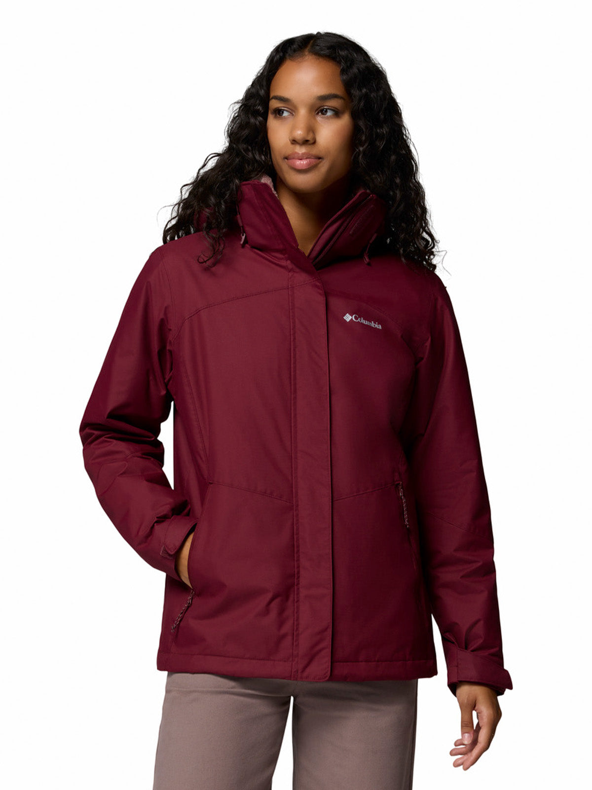 Casaca 3 En 1 Mujer Bugaboo™ III Guinda