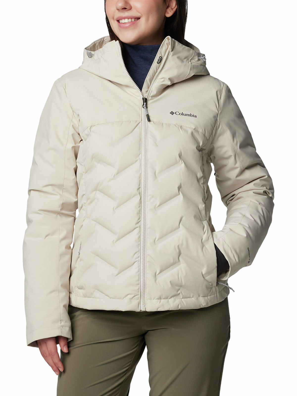 Casaca Mujer De Plumas Grand Trek™ III Beige