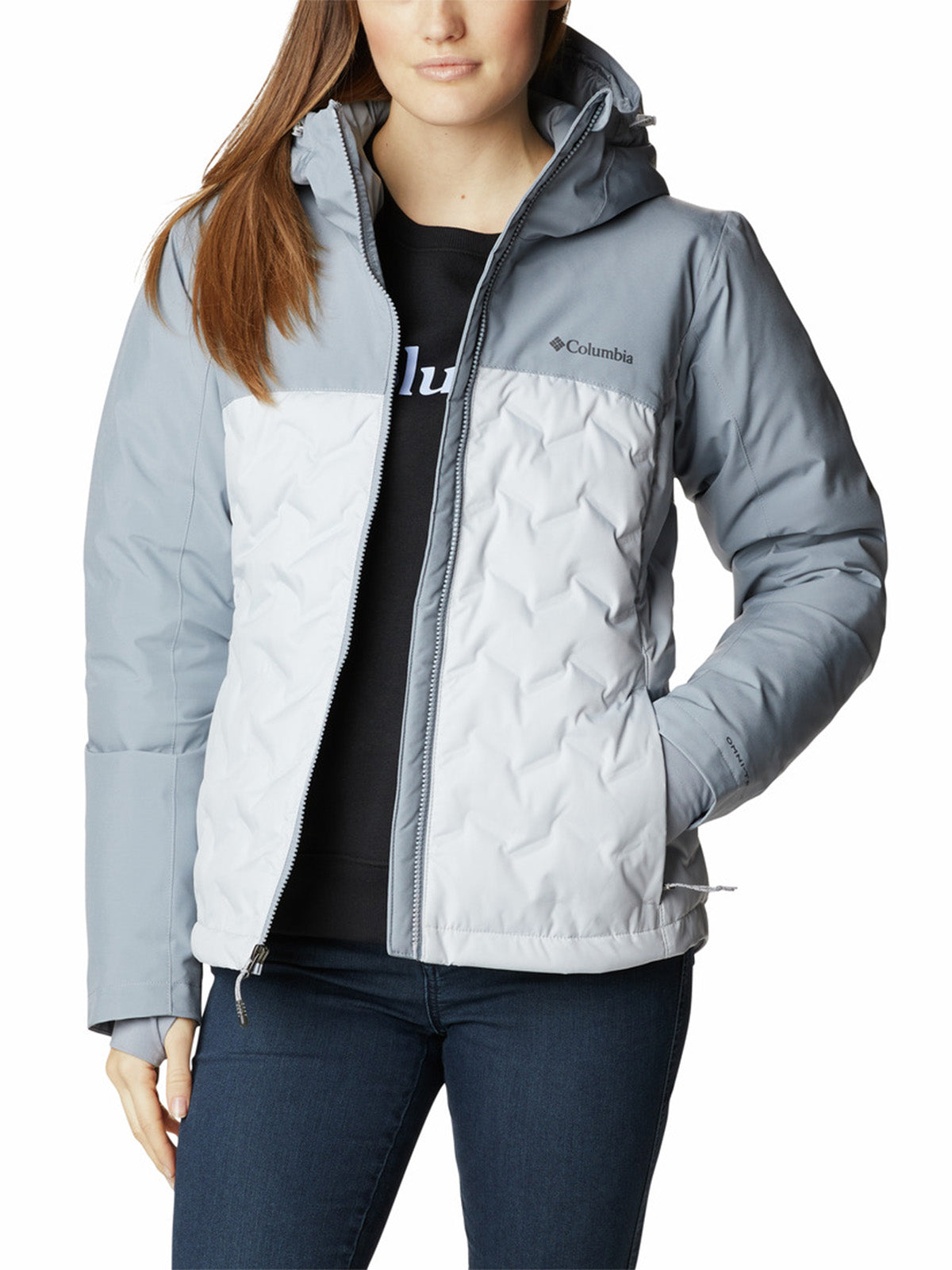 Casaca Mujer de Plumas Grand Trek™ III Gris