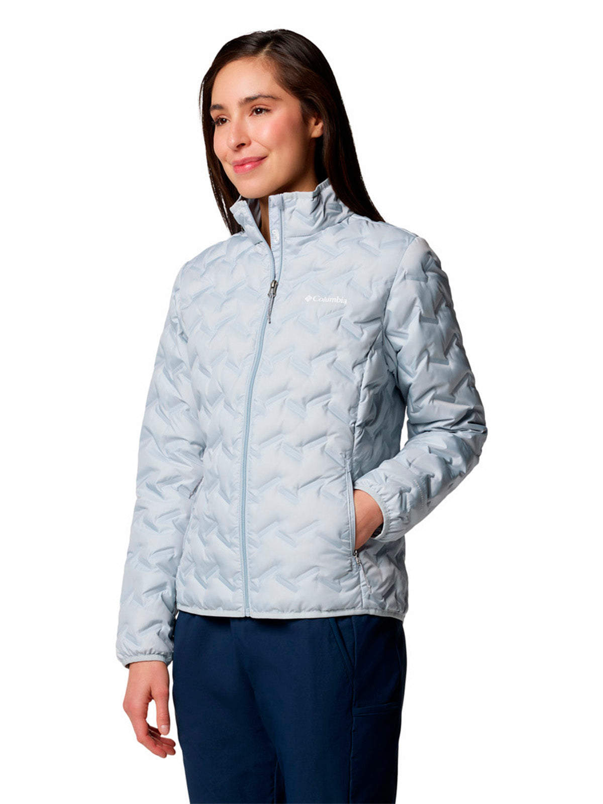 Casaca de Plumas delta Mujer Ridge™ II Gris
