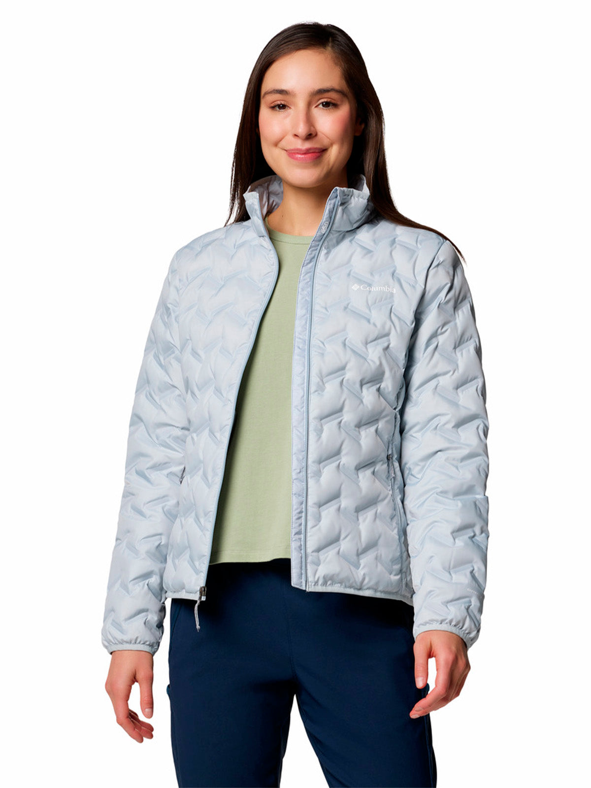 Casaca de Plumas delta Mujer Ridge™ II Gris
