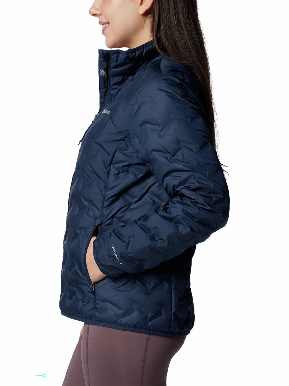 Casaca de Plumas delta Mujer Ridge™ II Azul