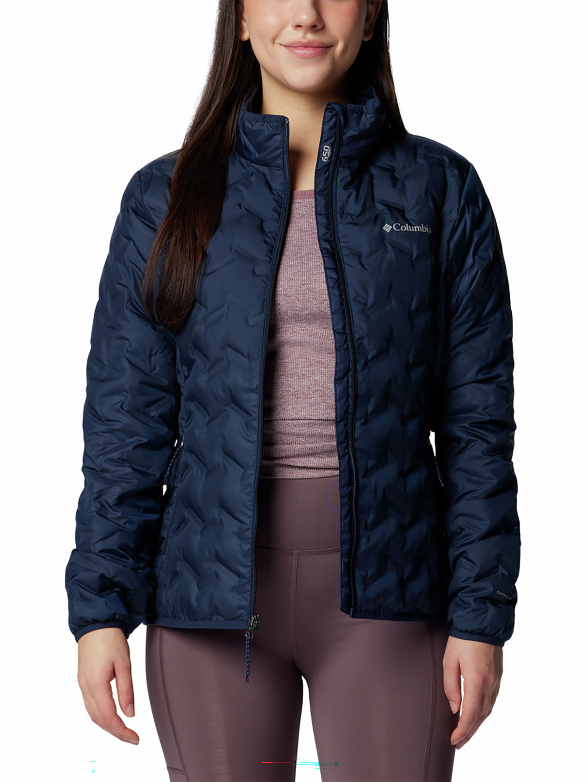 Casaca de Plumas delta Mujer Ridge™ II Azul