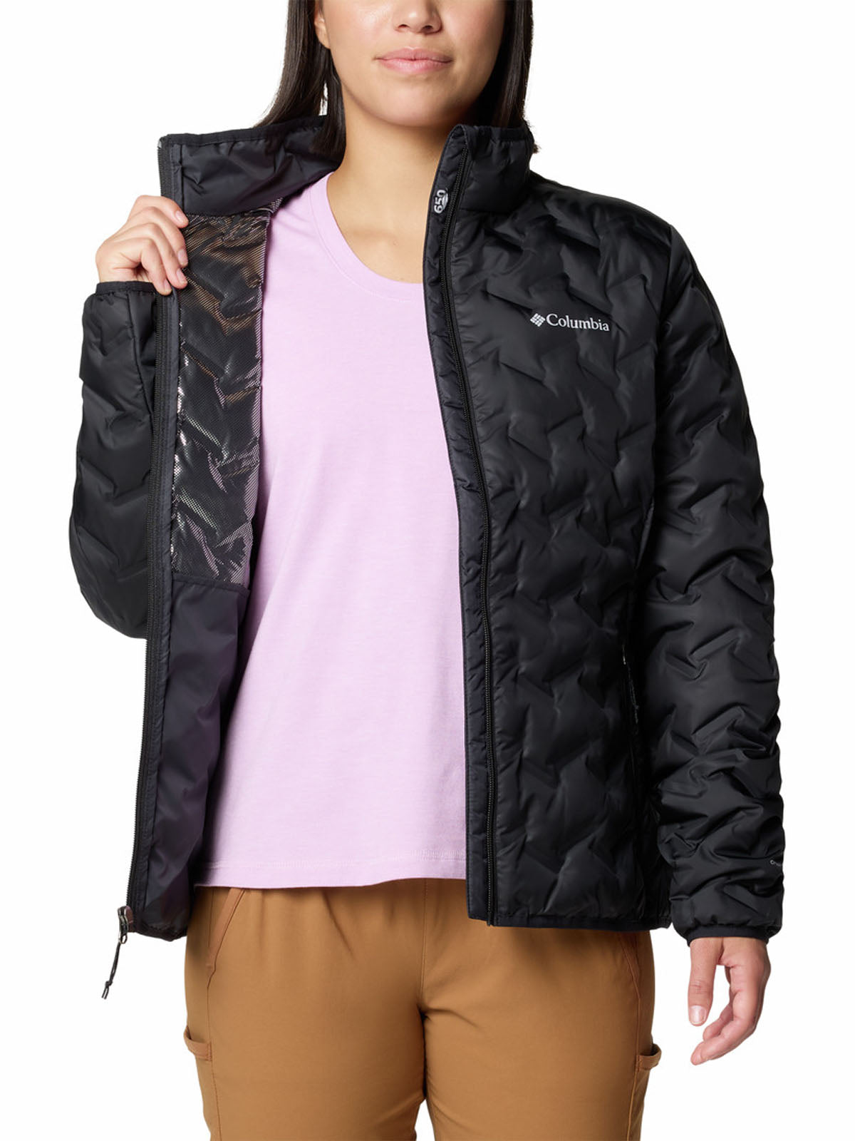 Casaca de Plumas Mujer delta Ridge™ II Negra