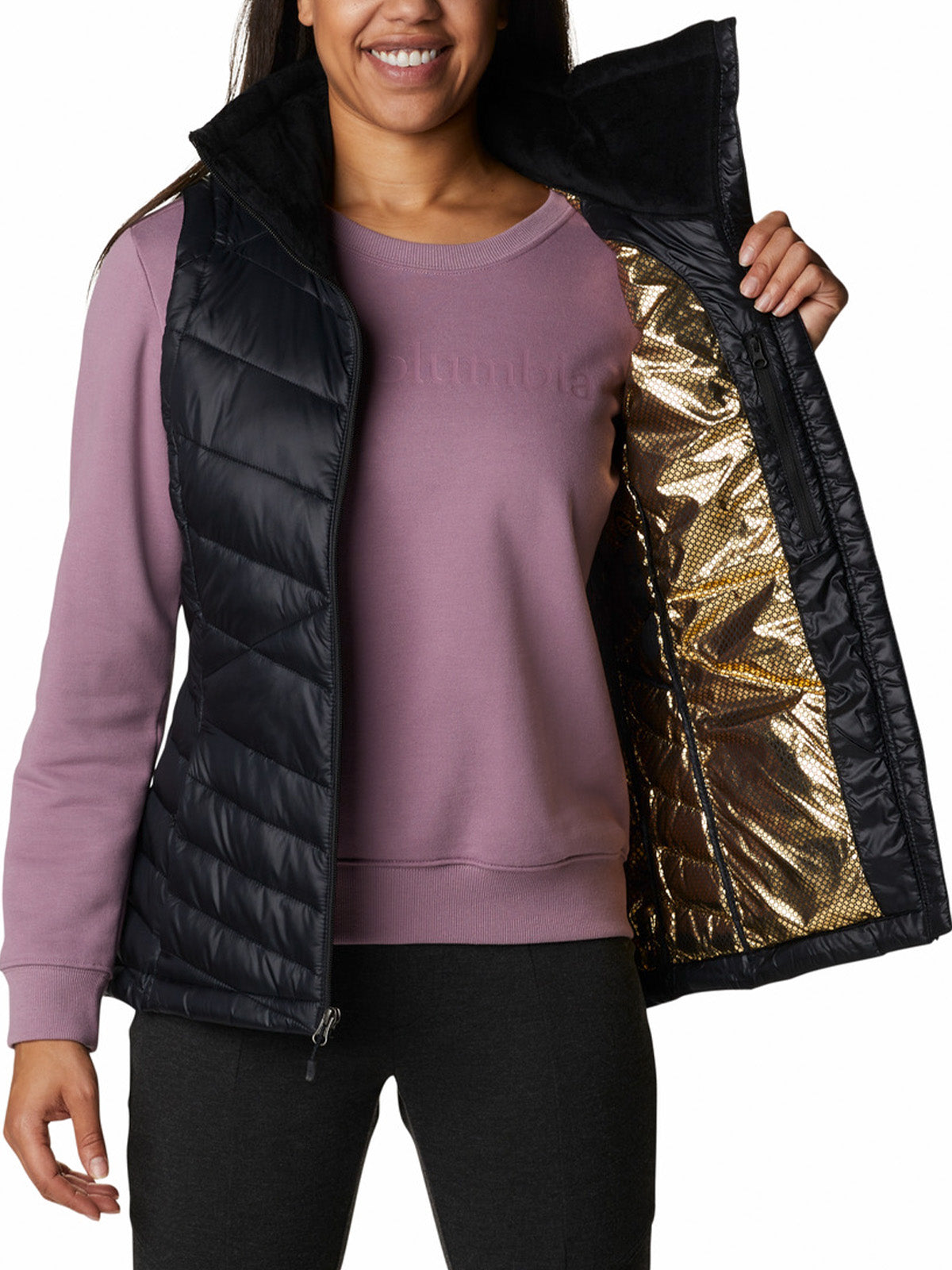 Chaleco Sintético Mujer Joy Peak™ II Negro