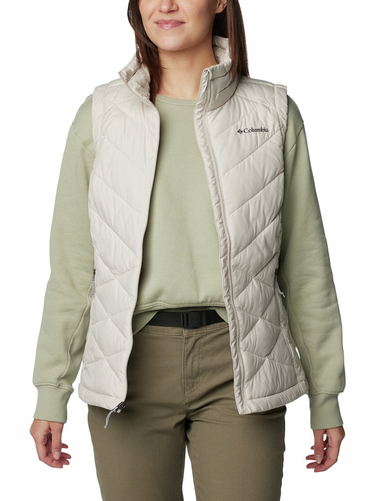 Chaleco Mujer Sintético Heavenly™ ll Beige