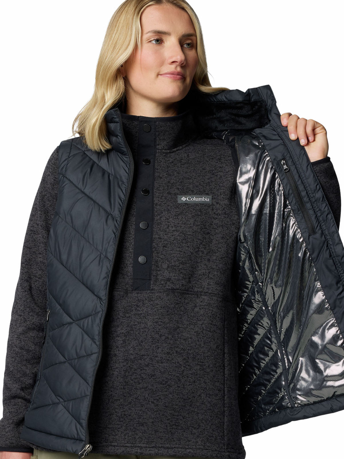 Chaleco Mujer Sintético Heavenly™ ll Negro