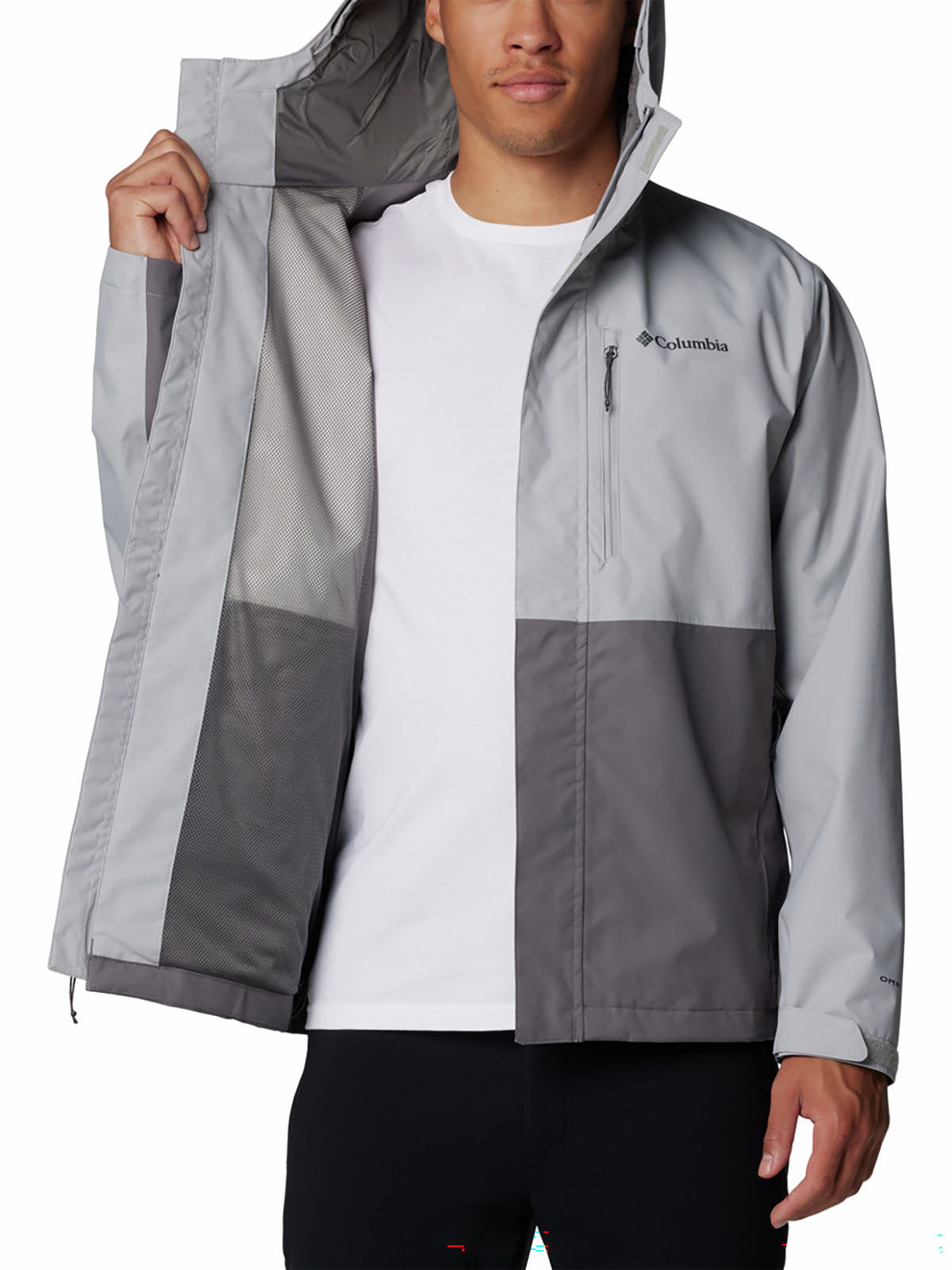 Casaca Hombre Impermeable Hikebound™ II Gris