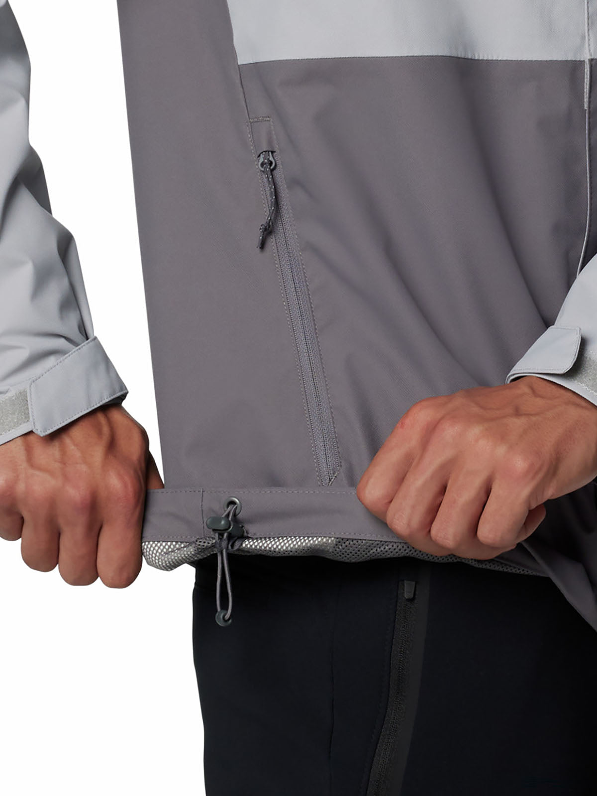Casaca Hombre Impermeable Hikebound™ II Gris