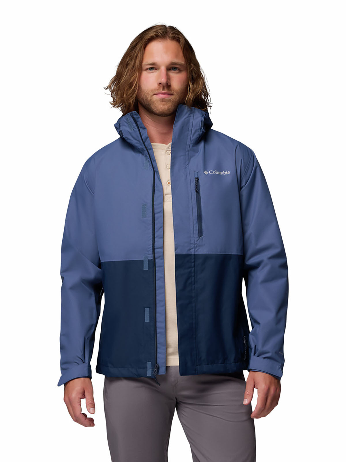 Casaca Hombre Impermeable Hikebound™ II Azul