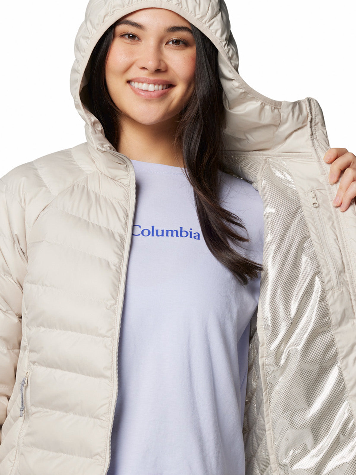 Casaca Sintética Mujer Powder Lite™ ll Beige
