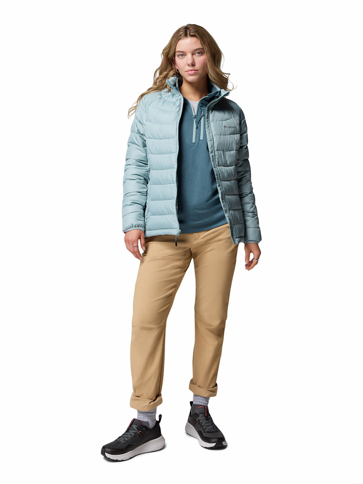 Casaca Mujer Sintética Powder Lite™ II Celeste
