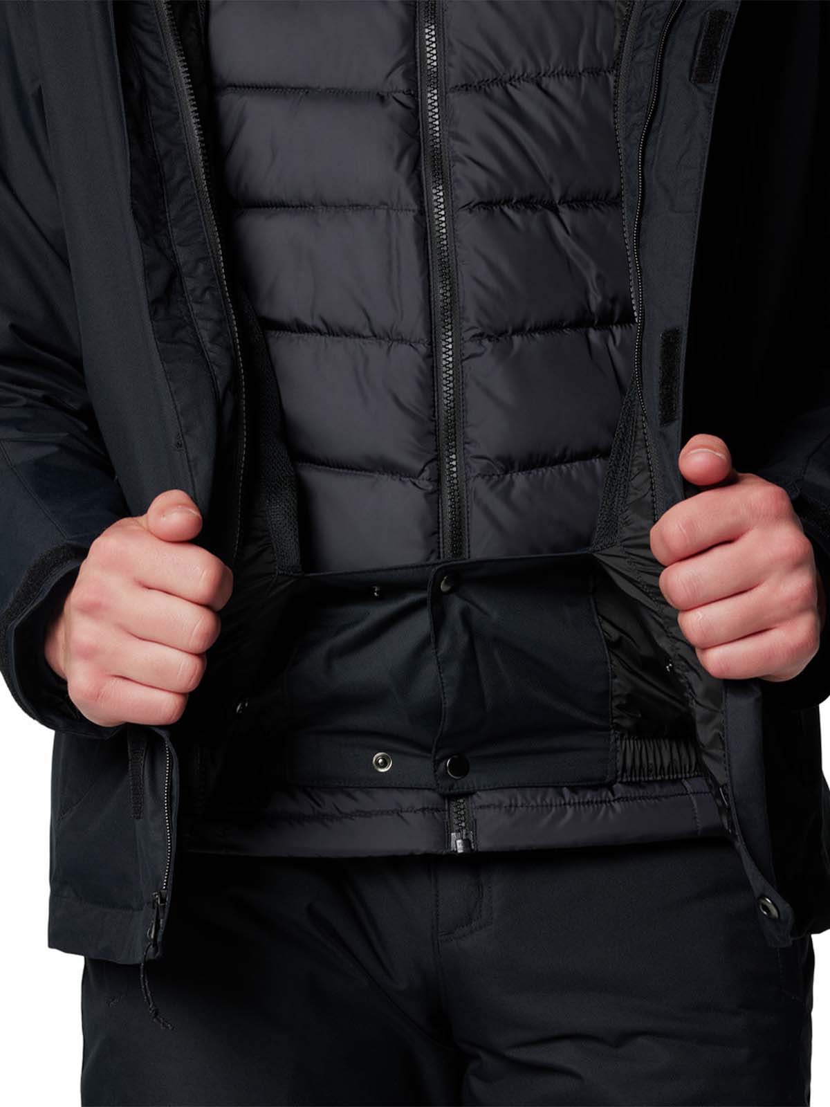 Casaca 3 En 1 Hombre Whirlibird™ V Negra