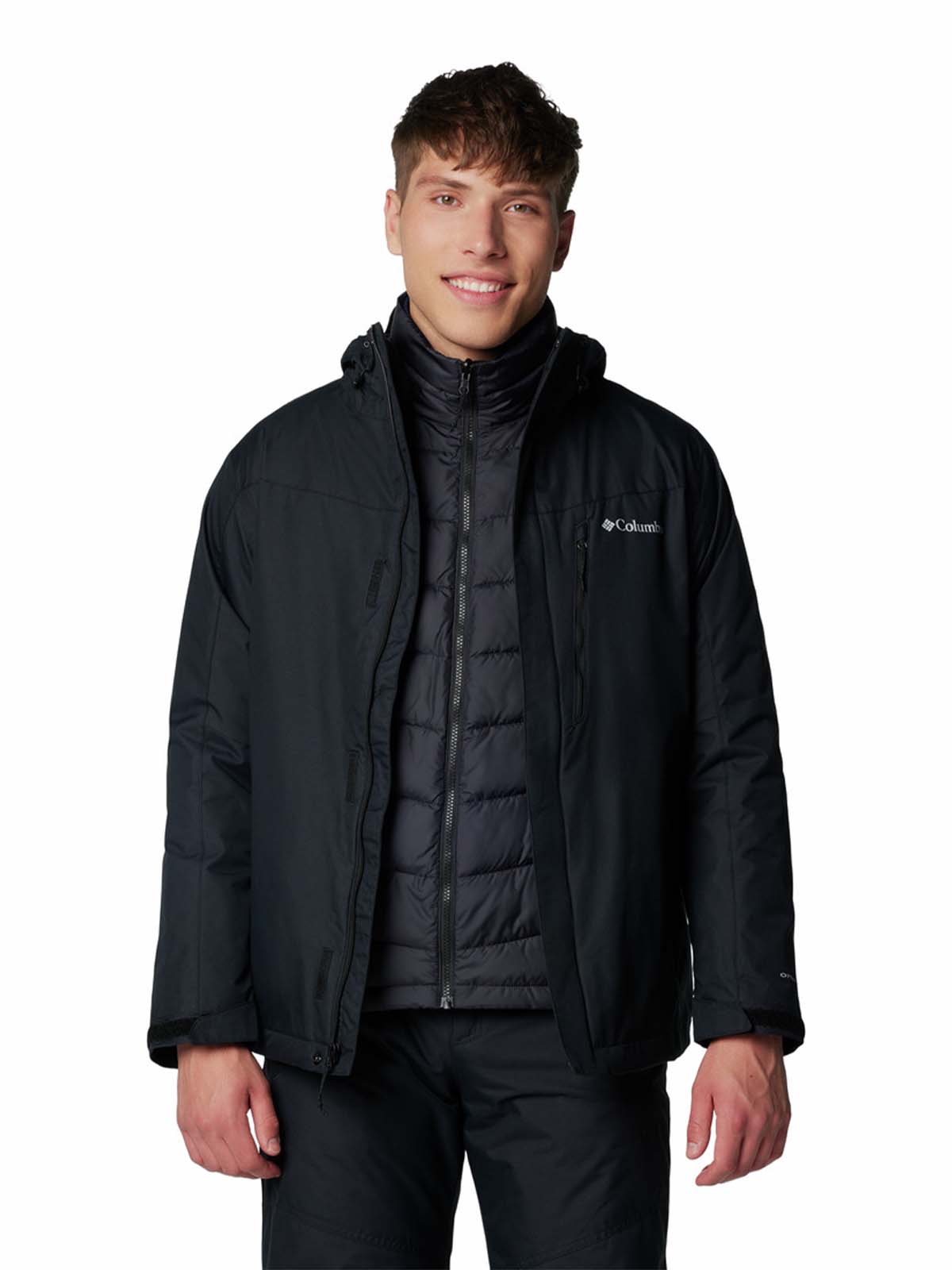 Casaca 3 En 1 Hombre Whirlibird™ V Negra