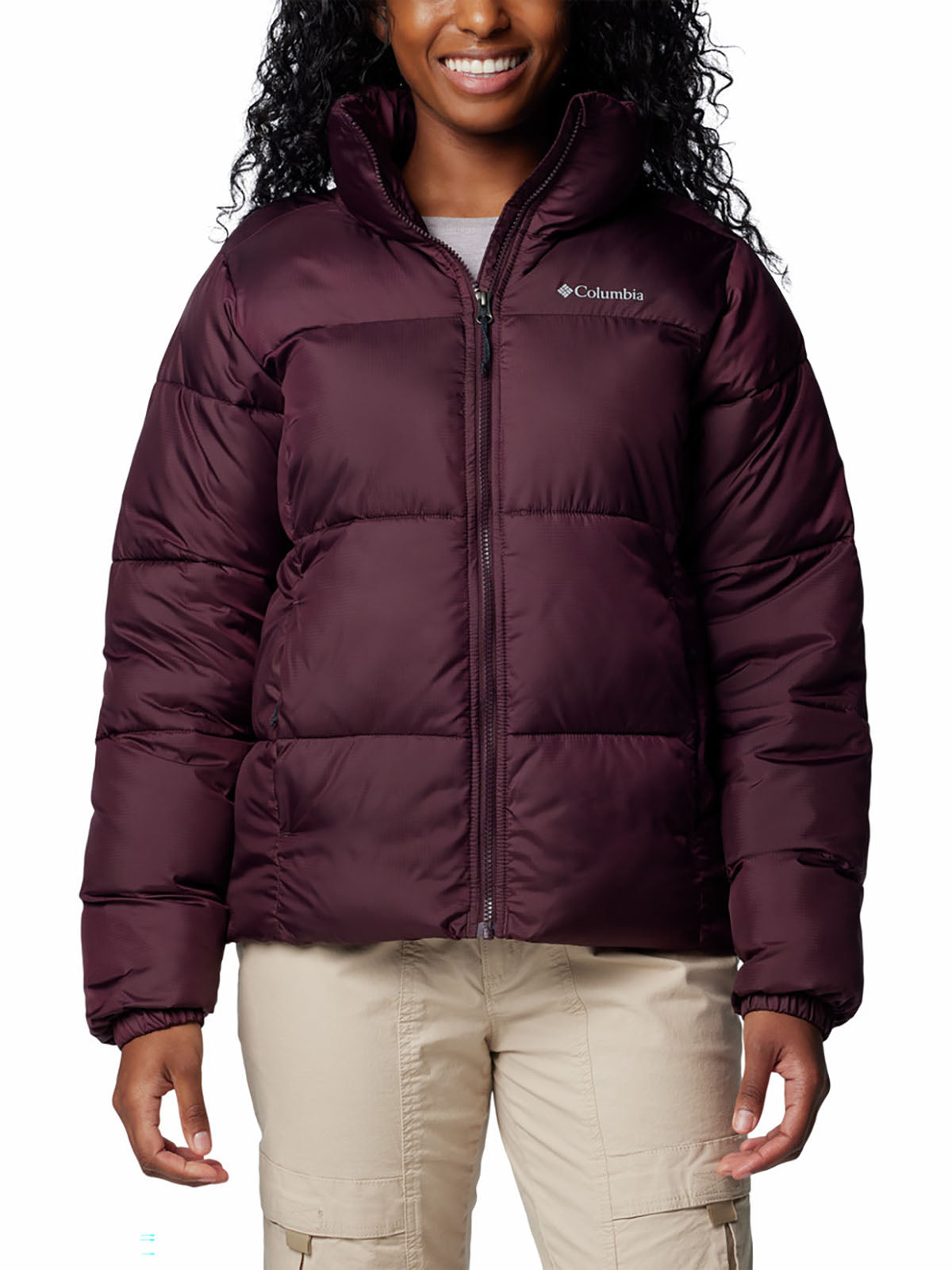 Casaca Sintetica Mujer Puffect™ II Guinda