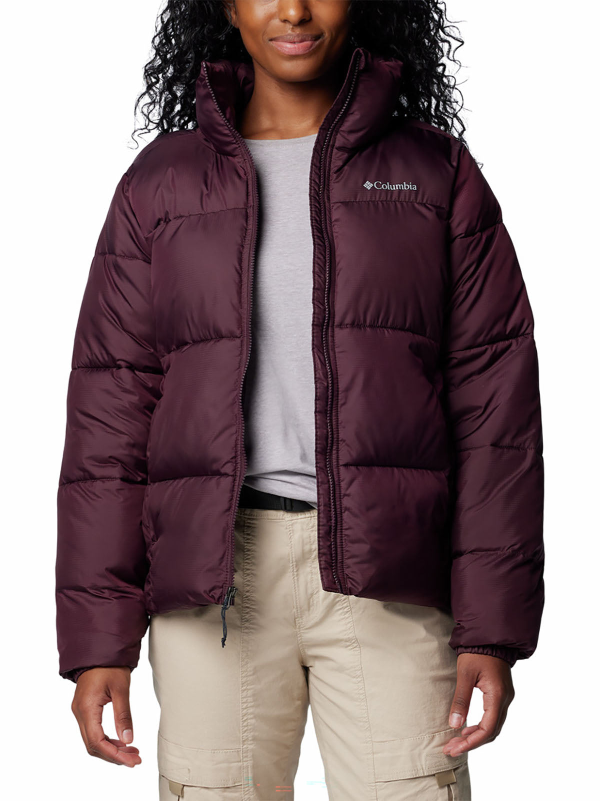 Casaca Sintetica Mujer Puffect™ II Guinda