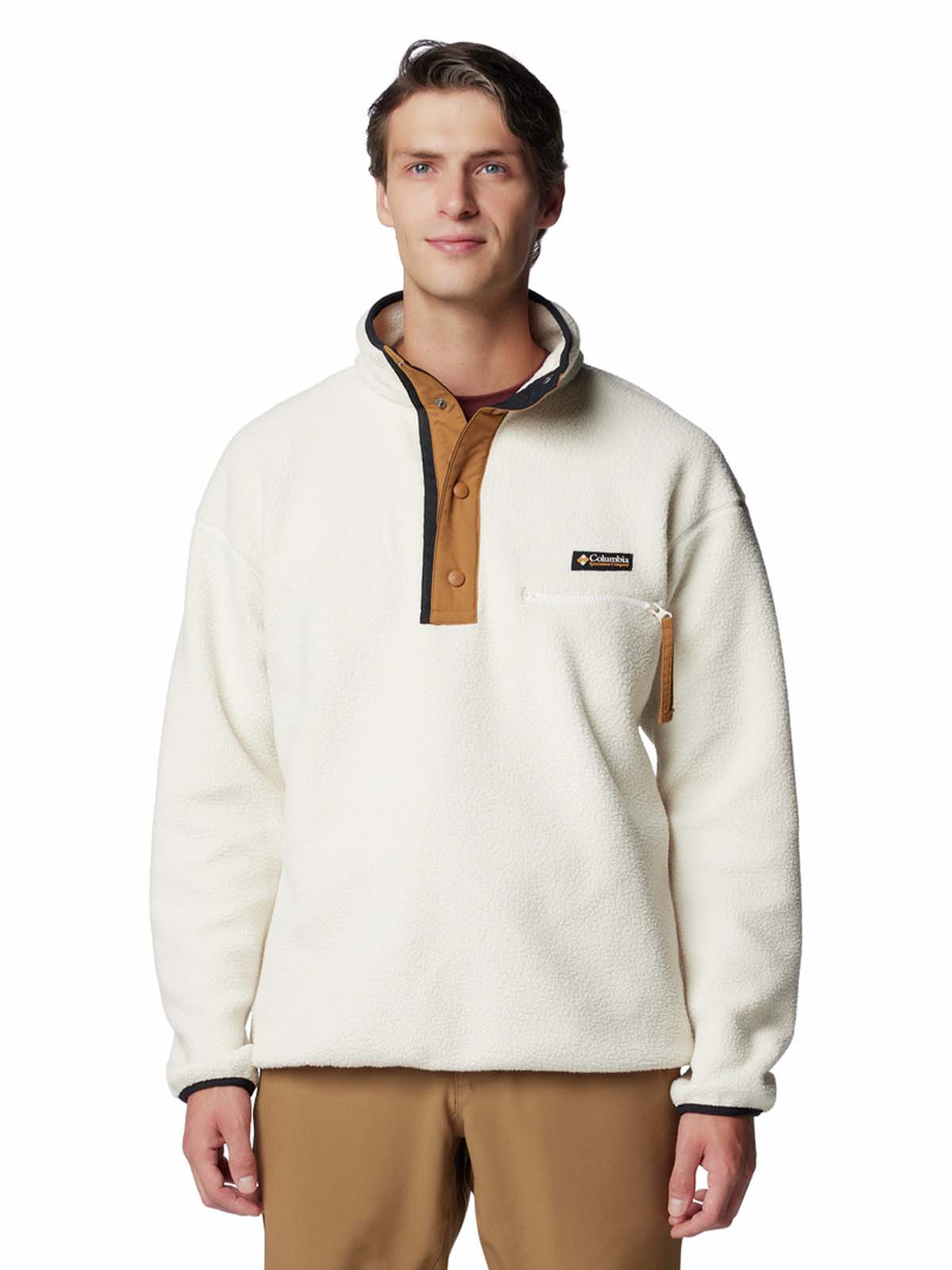 Polar Con 1/2 Broche Hombre Helvetia™ II Blanco
