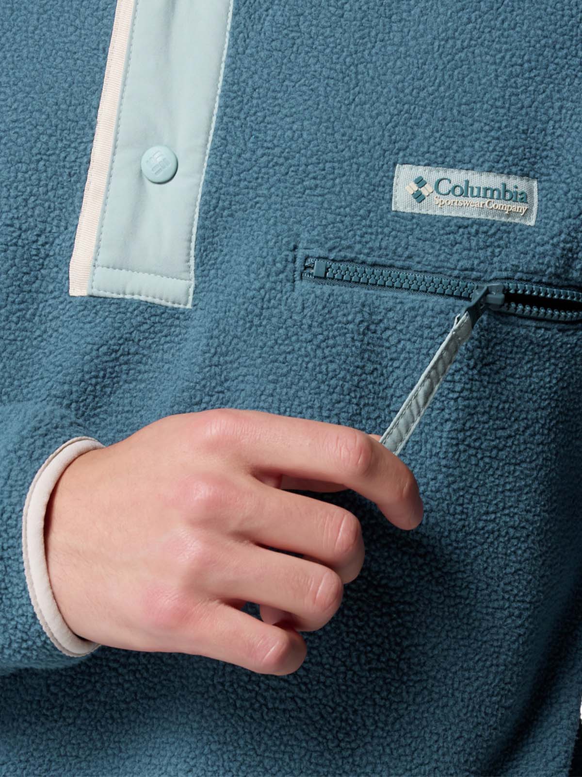 Polar Con 1/2 Broche Hombre Helvetia™ II Azul