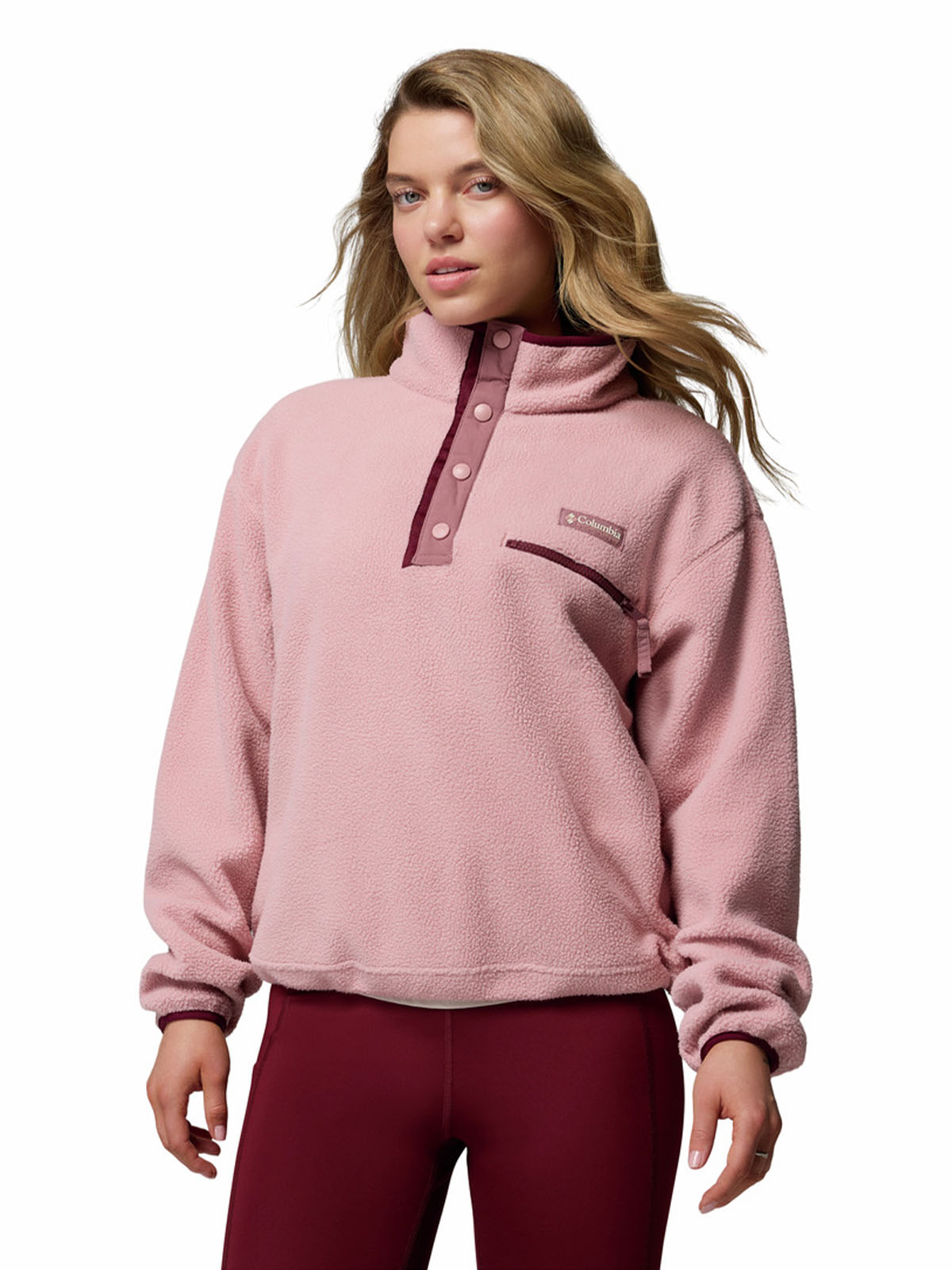 Polar Con 1/2 Broche Mujer Helvetia™ II Rosado