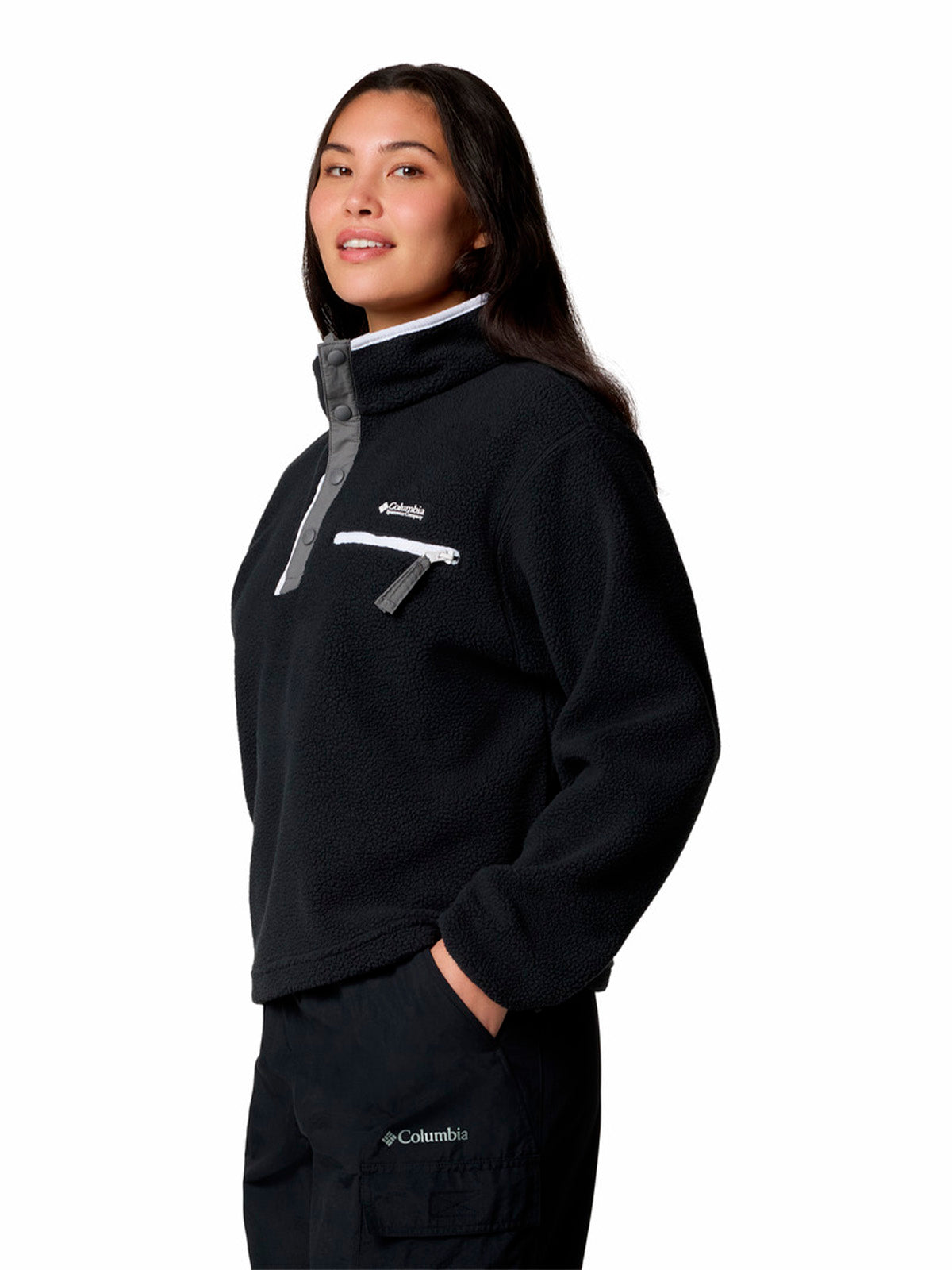 Polar Con 1/2 Broche Mujer Helvetia™ II Negro