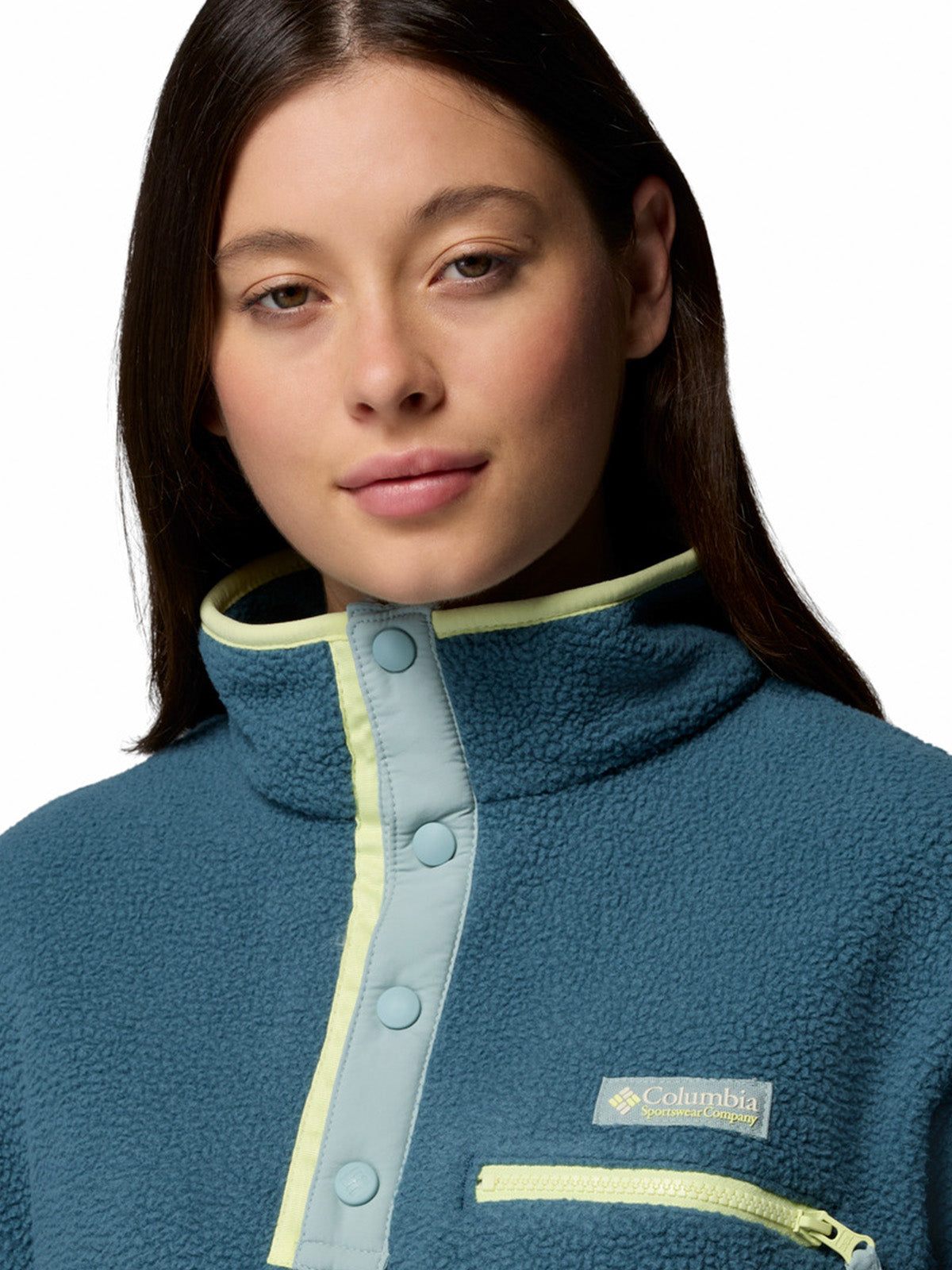 Polar Con 1/2 Broche Mujer Helvetia™ II Azul