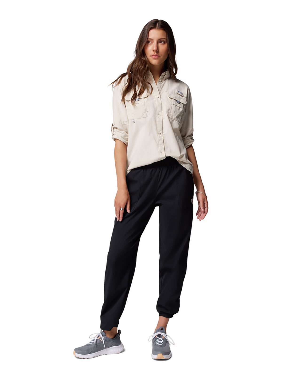 Blusa Manga Larga Mujer PFG Bahama™ II Beige